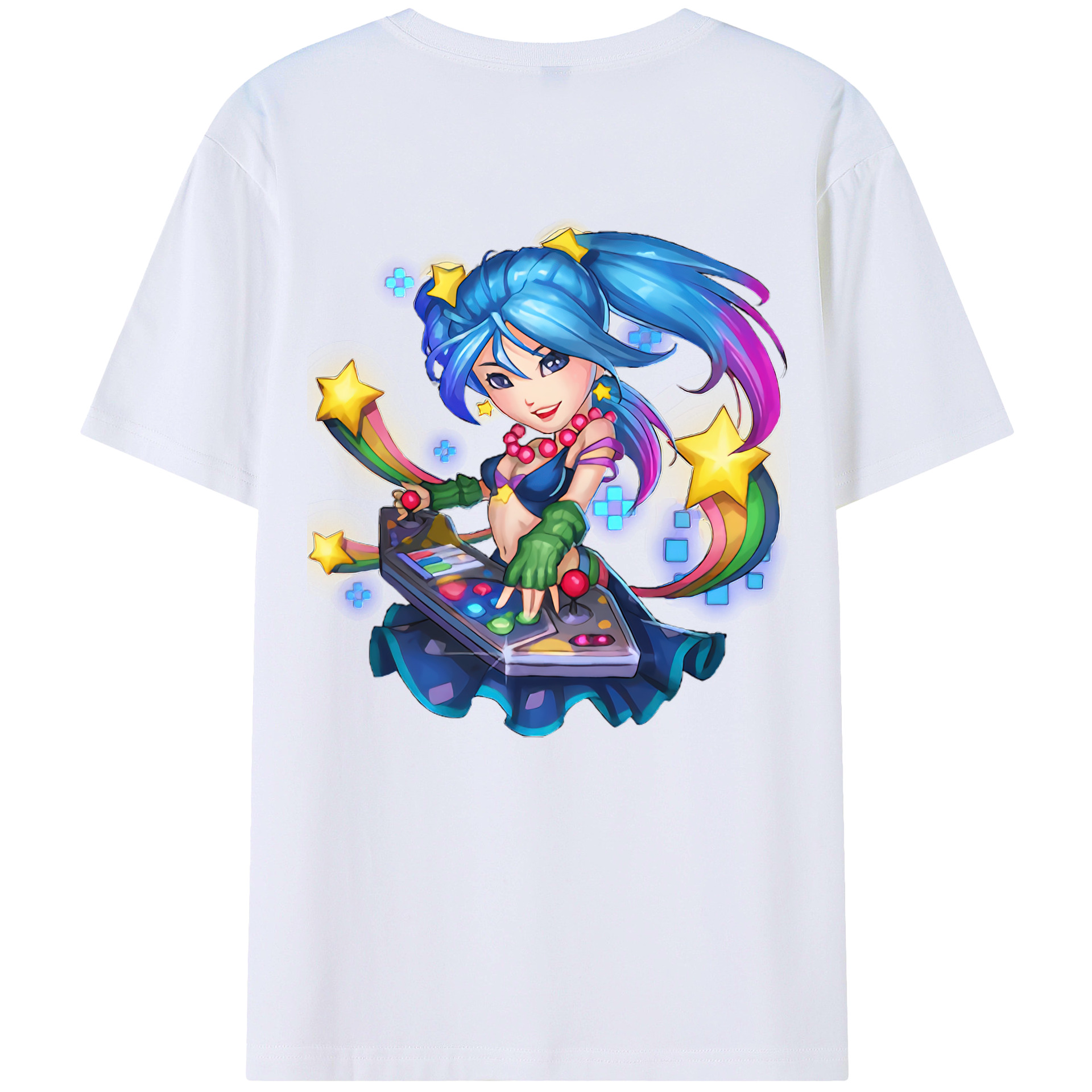 リーグ・オブ・レジェンド League of Legends LOL 綿100％半袖Tシャツ（背面プリント）