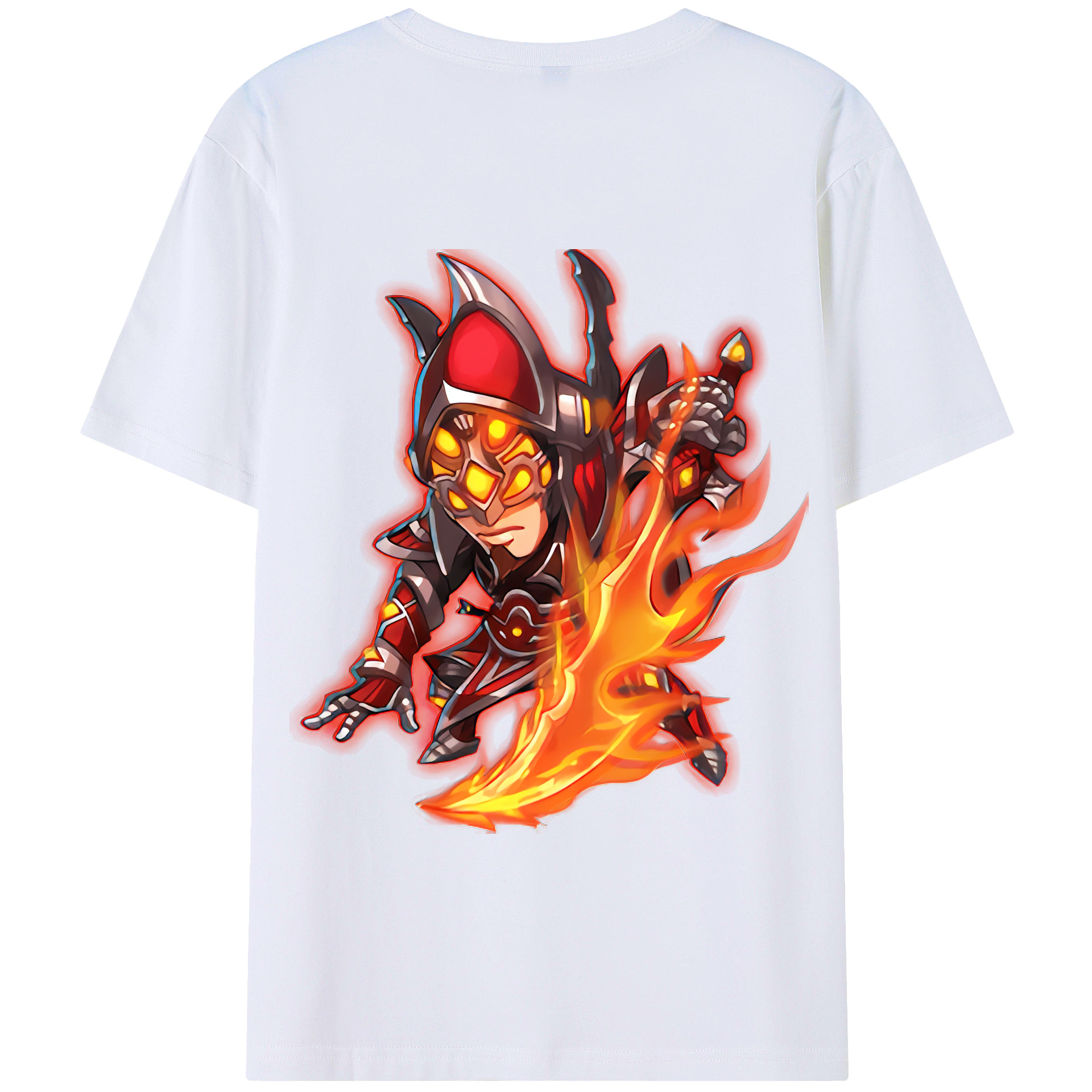 リーグ・オブ・レジェンド League of Legends LOL 綿100％半袖Tシャツ（背面プリント）