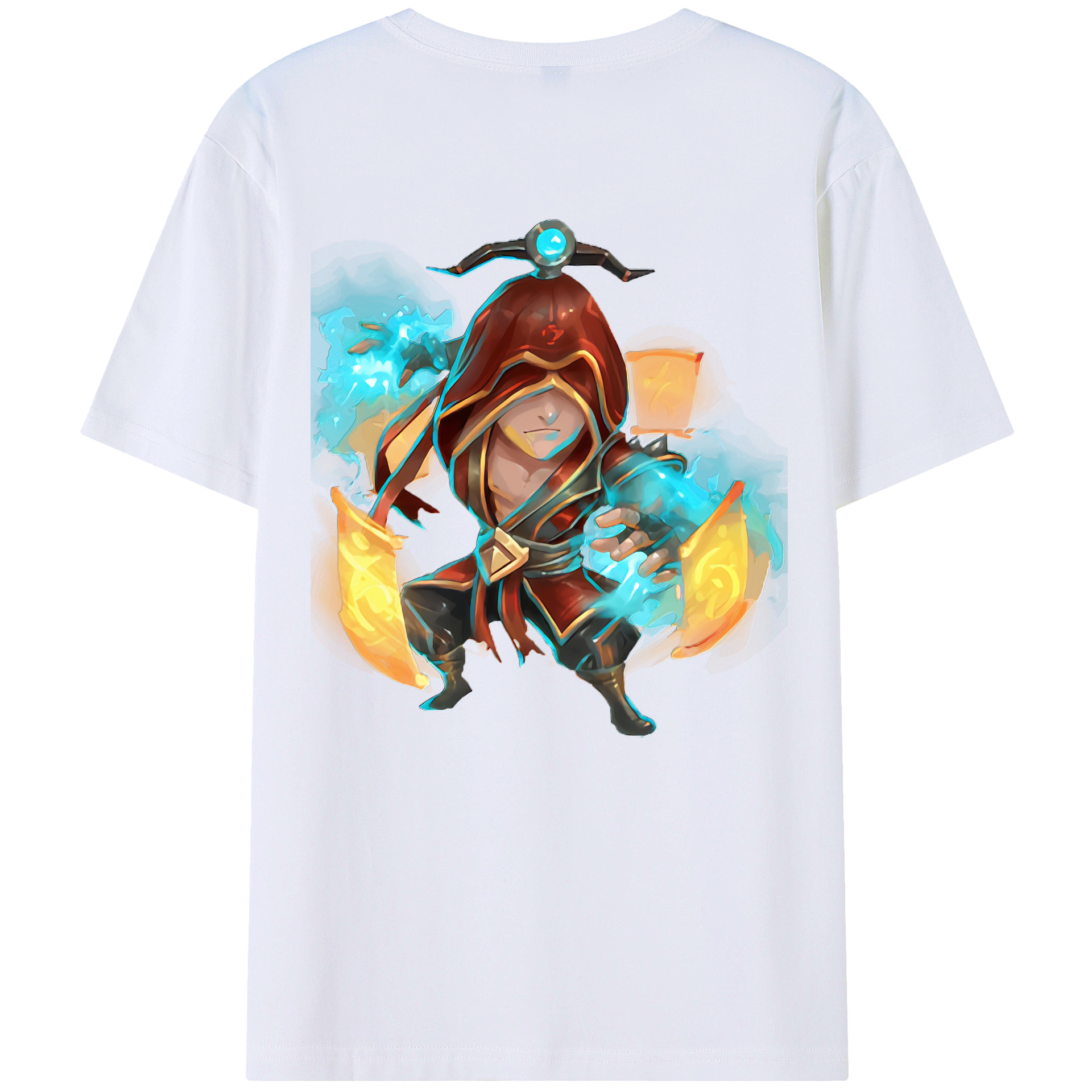 リーグ・オブ・レジェンド League of Legends LOL 綿100％半袖Tシャツ（背面プリント）