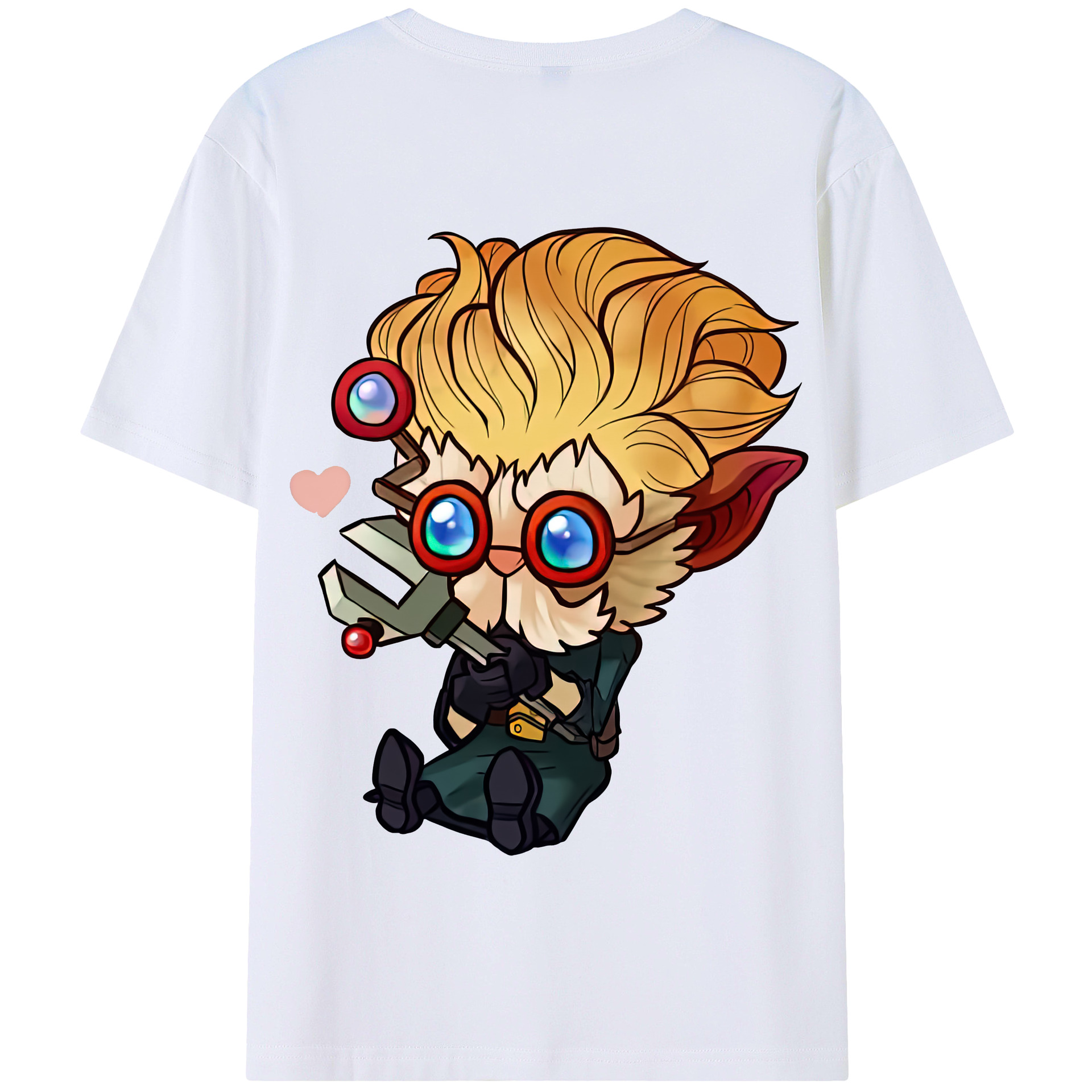 リーグ・オブ・レジェンド League of Legends LOL 綿100％半袖Tシャツ（背面プリント）
