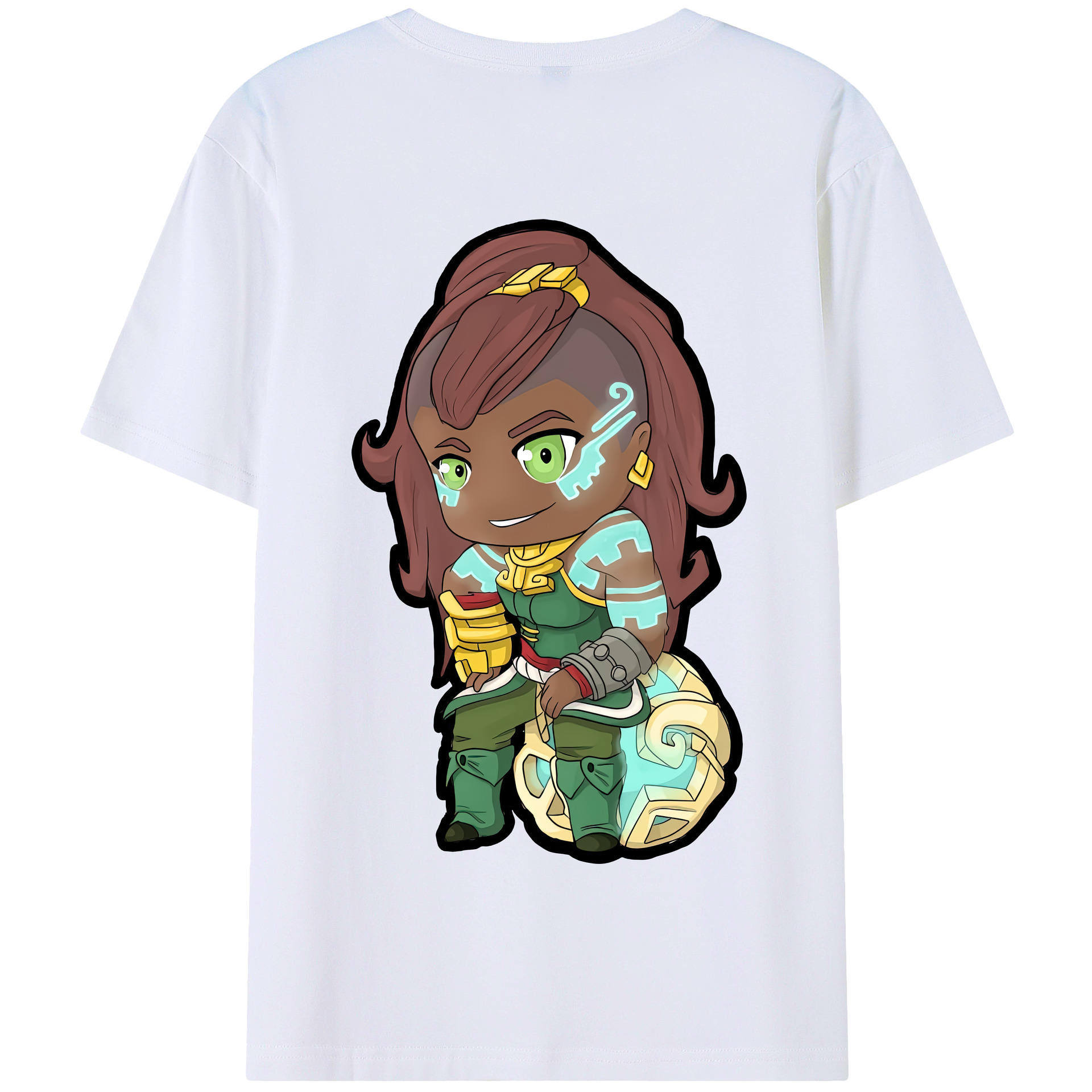 リーグ・オブ・レジェンド League of Legends LOL 綿100％半袖Tシャツ（背面プリント）