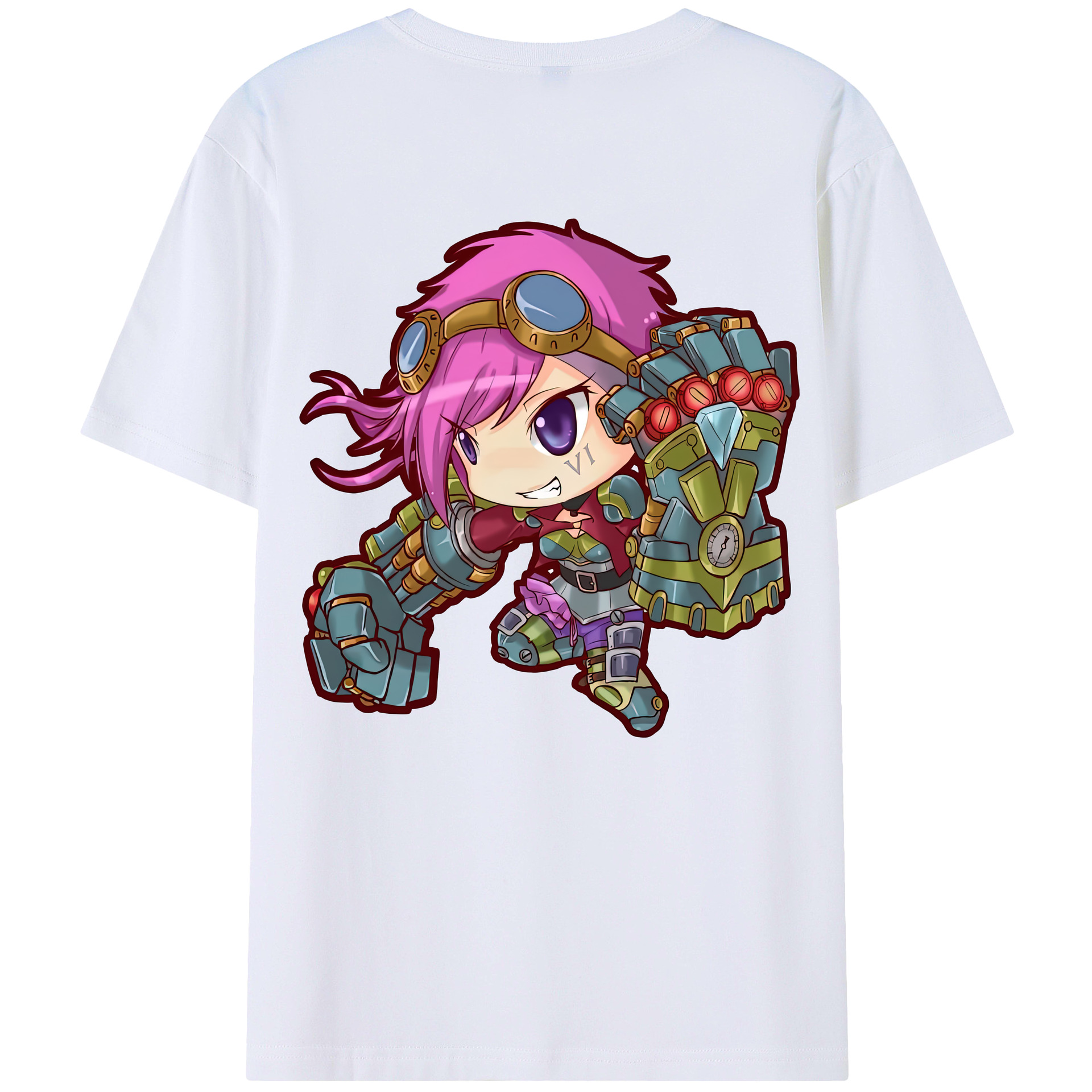 リーグ・オブ・レジェンド League of Legends LOL 綿100％半袖Tシャツ（背面プリント）