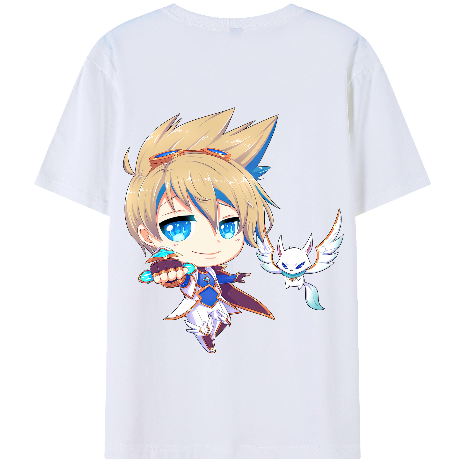 リーグ・オブ・レジェンド League of Legends LOL 綿100％半袖Tシャツ（背面プリント）