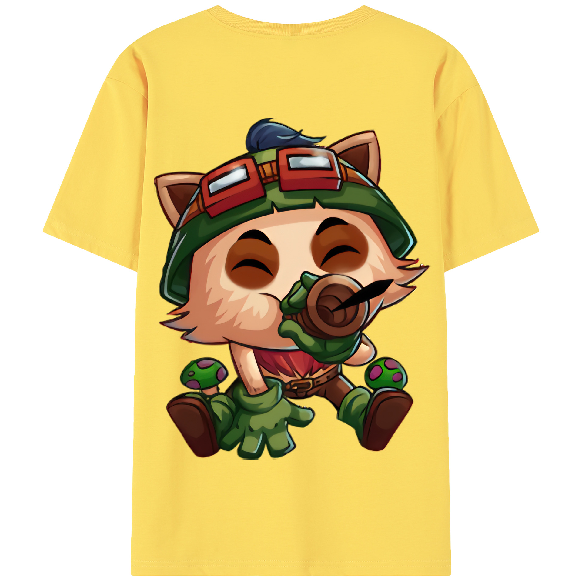 リーグ・オブ・レジェンド League of Legends LOL 綿100％半袖Tシャツ（背面プリント）