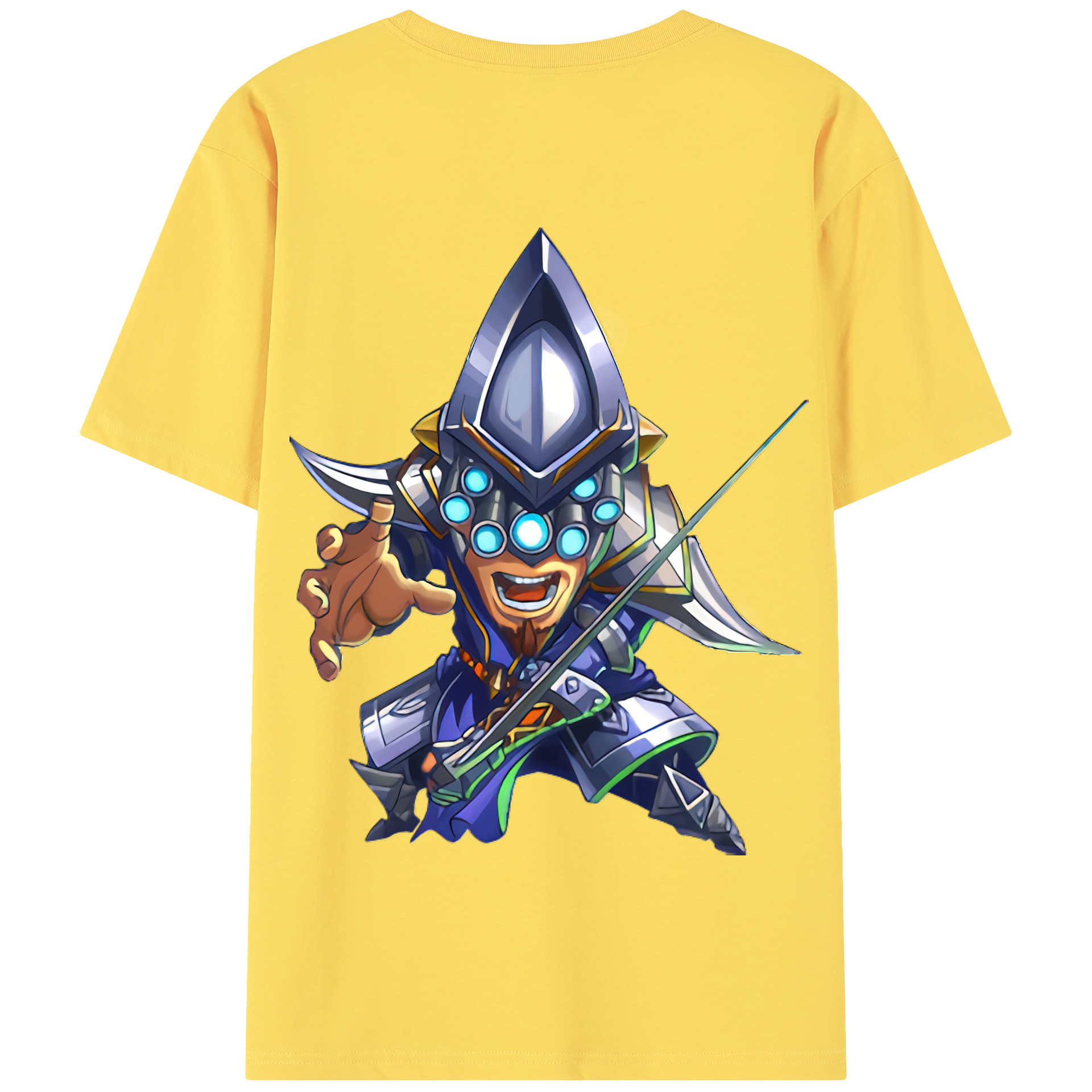リーグ・オブ・レジェンド League of Legends LOL 綿100％半袖Tシャツ（背面プリント）