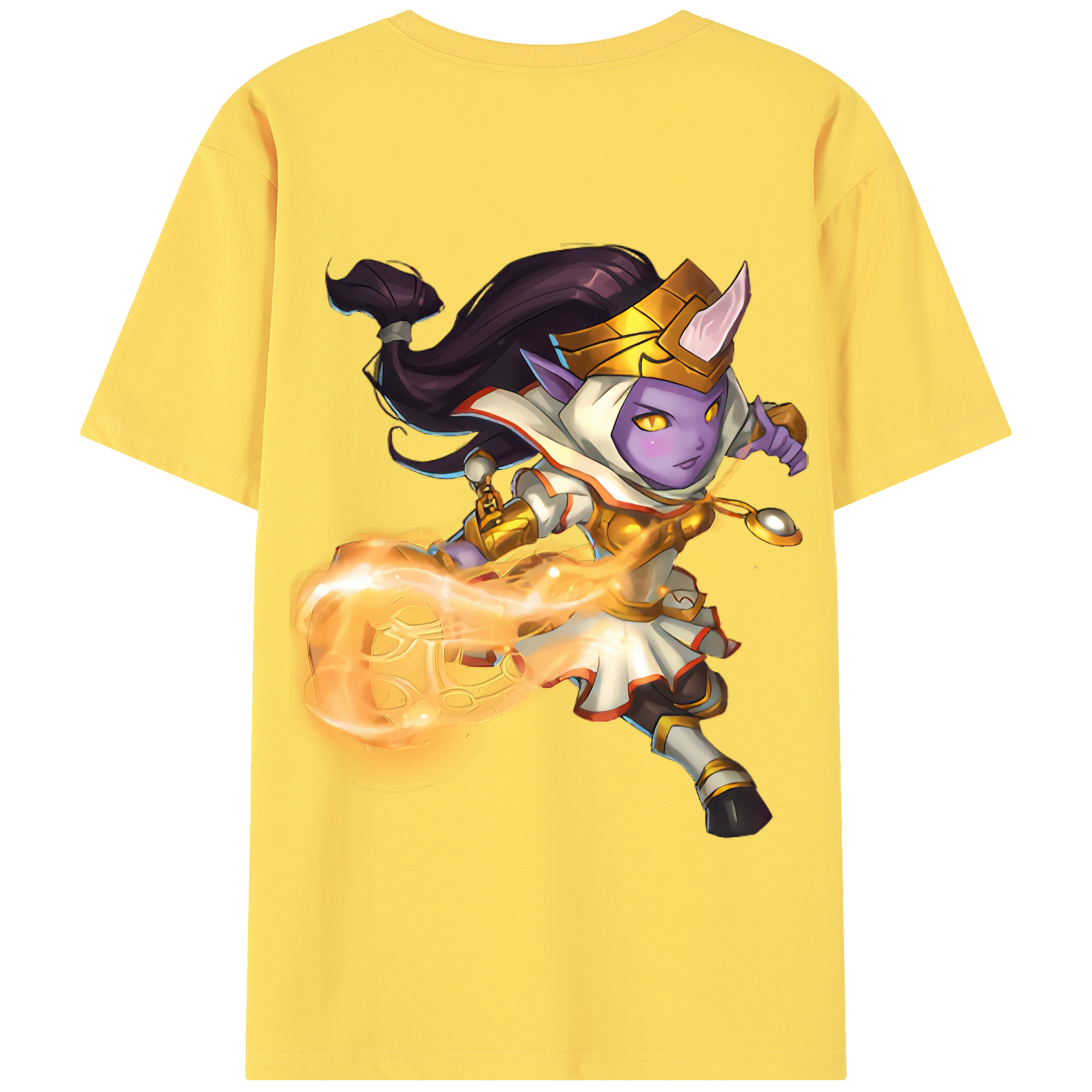 リーグ・オブ・レジェンド League of Legends LOL 綿100％半袖Tシャツ（背面プリント）