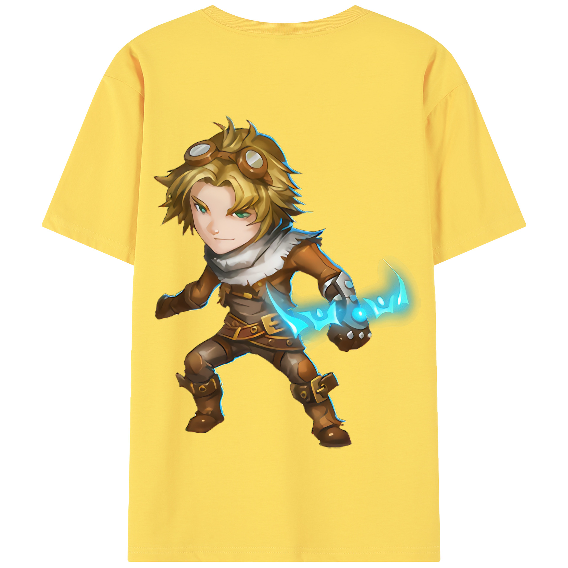 リーグ・オブ・レジェンド League of Legends LOL 綿100％半袖Tシャツ（背面プリント）