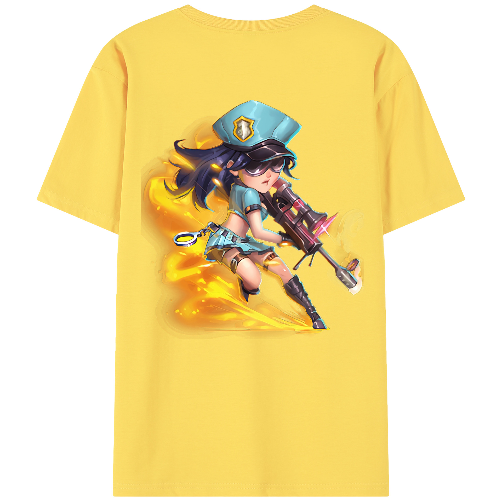 リーグ・オブ・レジェンド League of Legends LOL 綿100％半袖Tシャツ（背面プリント）