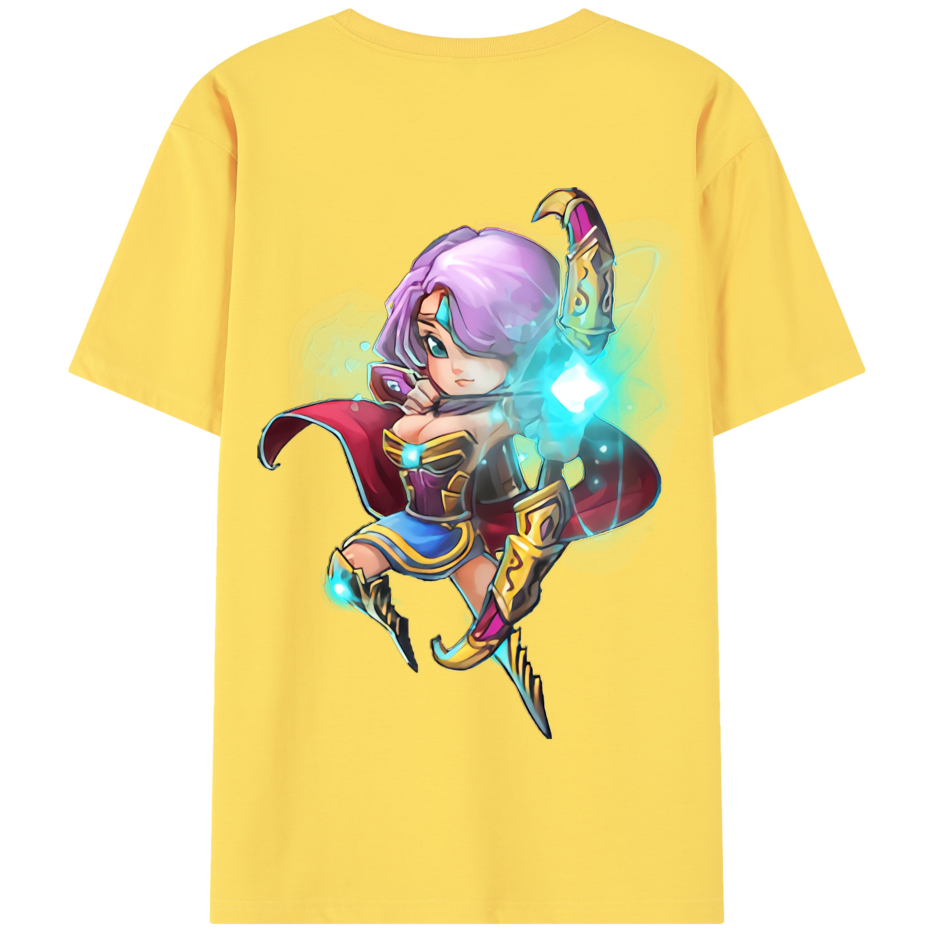 リーグ・オブ・レジェンド League of Legends LOL 綿100％半袖Tシャツ（背面プリント）