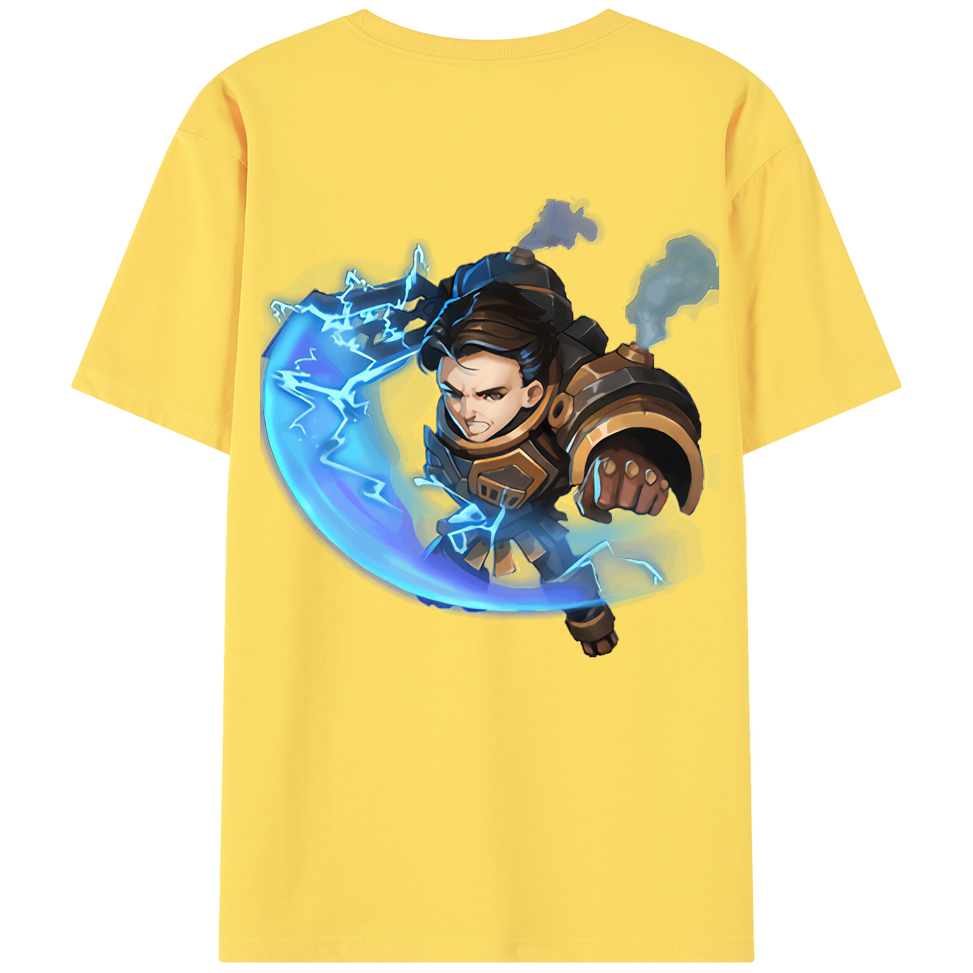 リーグ・オブ・レジェンド League of Legends LOL 綿100％半袖Tシャツ（背面プリント）