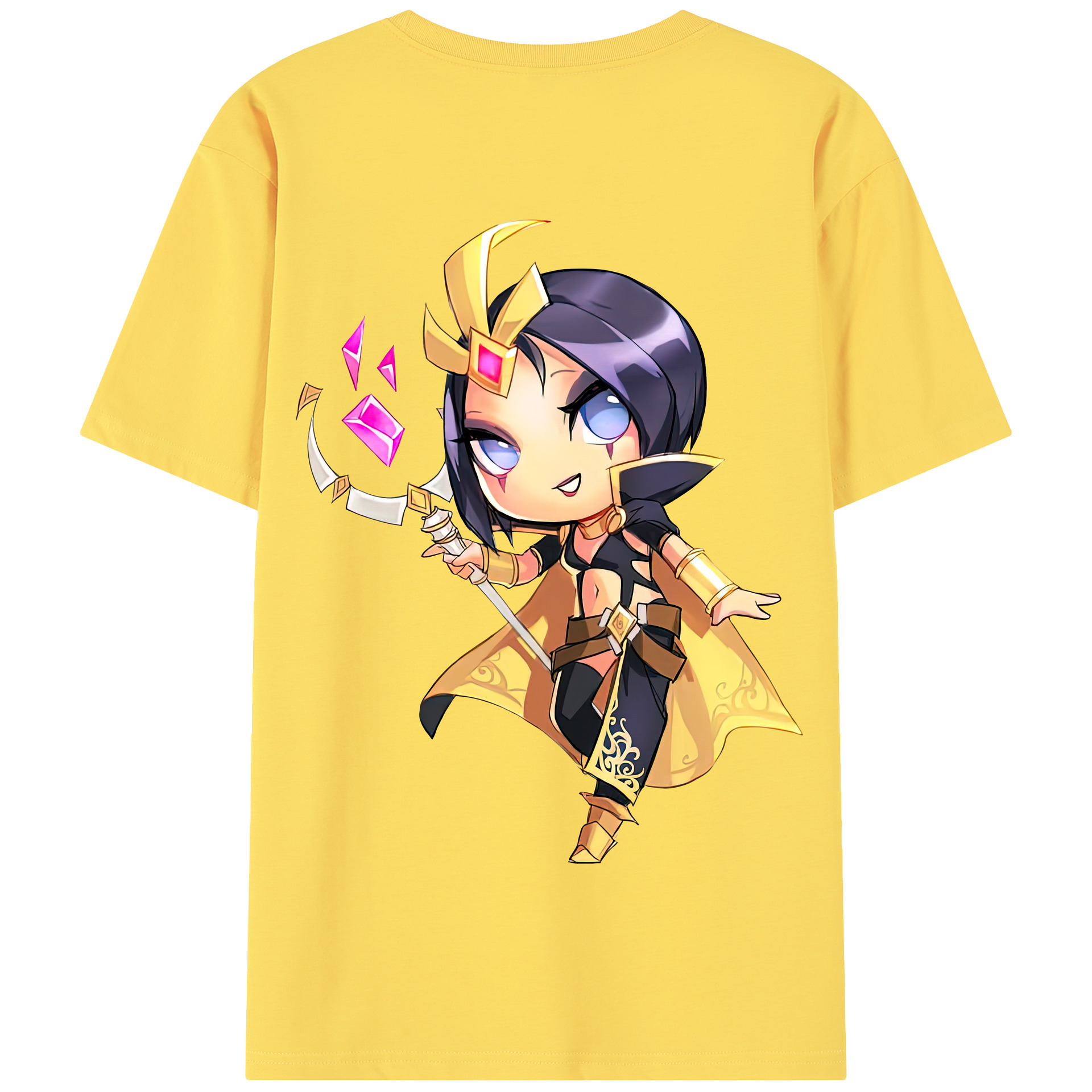 リーグ・オブ・レジェンド League of Legends LOL 綿100％半袖Tシャツ（背面プリント）