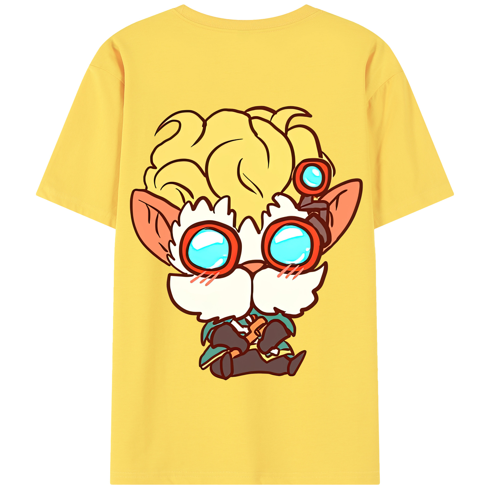 リーグ・オブ・レジェンド League of Legends LOL 綿100％半袖Tシャツ（背面プリント）