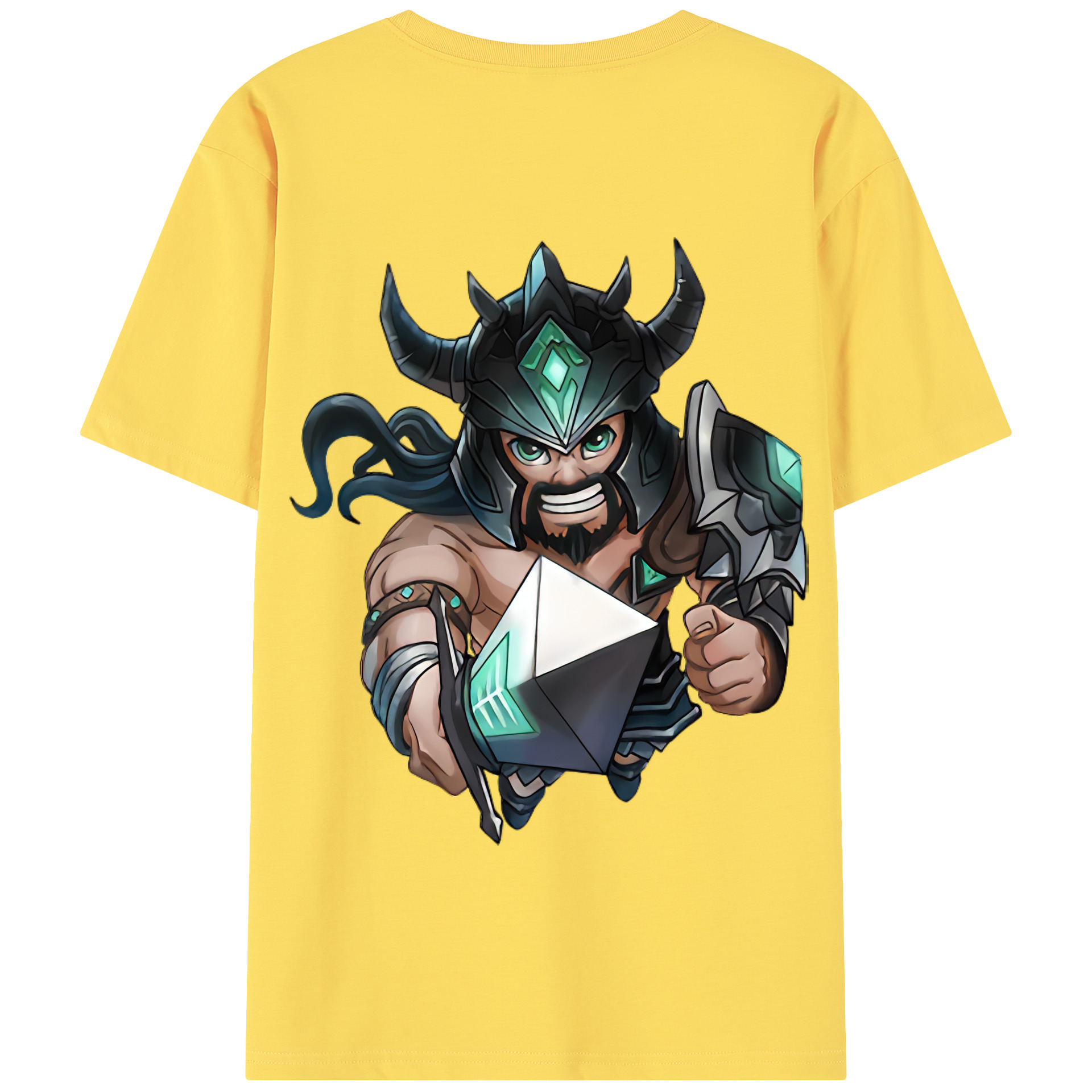 リーグ・オブ・レジェンド League of Legends LOL 綿100％半袖Tシャツ（背面プリント）