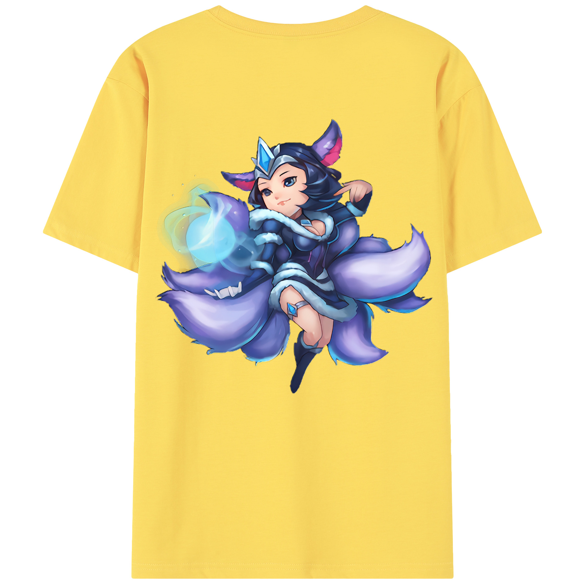 リーグ・オブ・レジェンド League of Legends LOL 綿100％半袖Tシャツ（背面プリント）