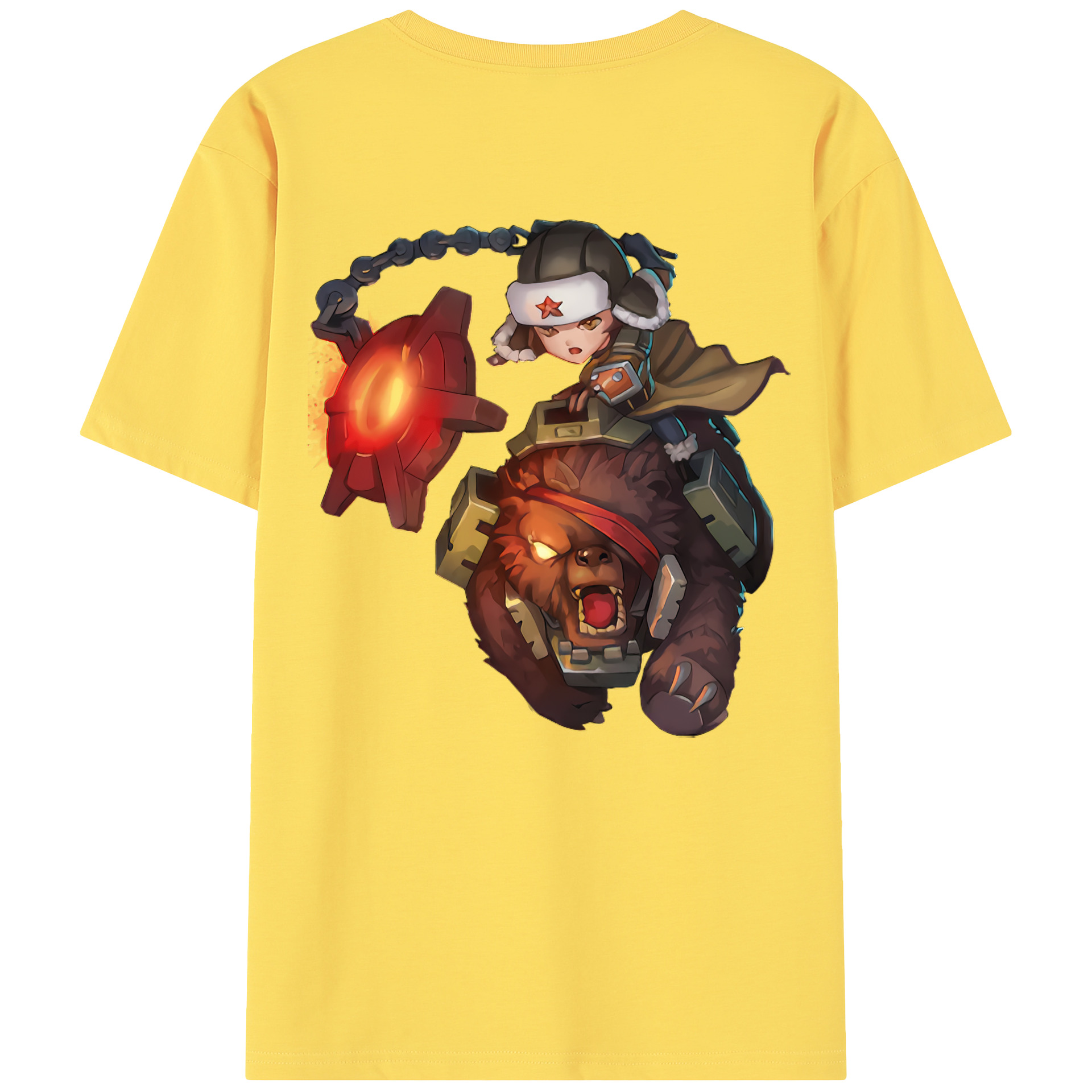 リーグ・オブ・レジェンド League of Legends LOL 綿100％半袖Tシャツ（背面プリント）