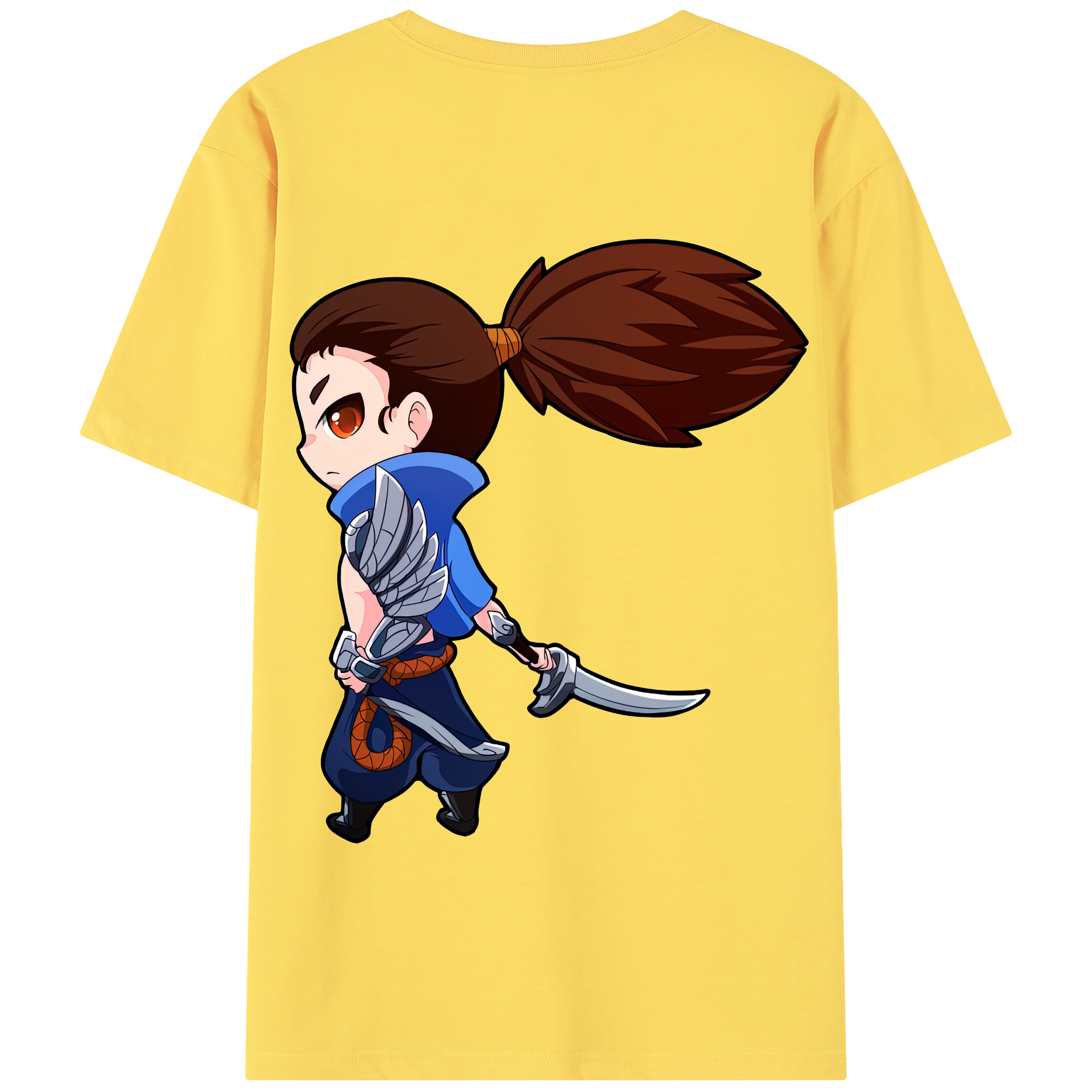 リーグ・オブ・レジェンド League of Legends LOL 綿100％半袖Tシャツ（背面プリント）