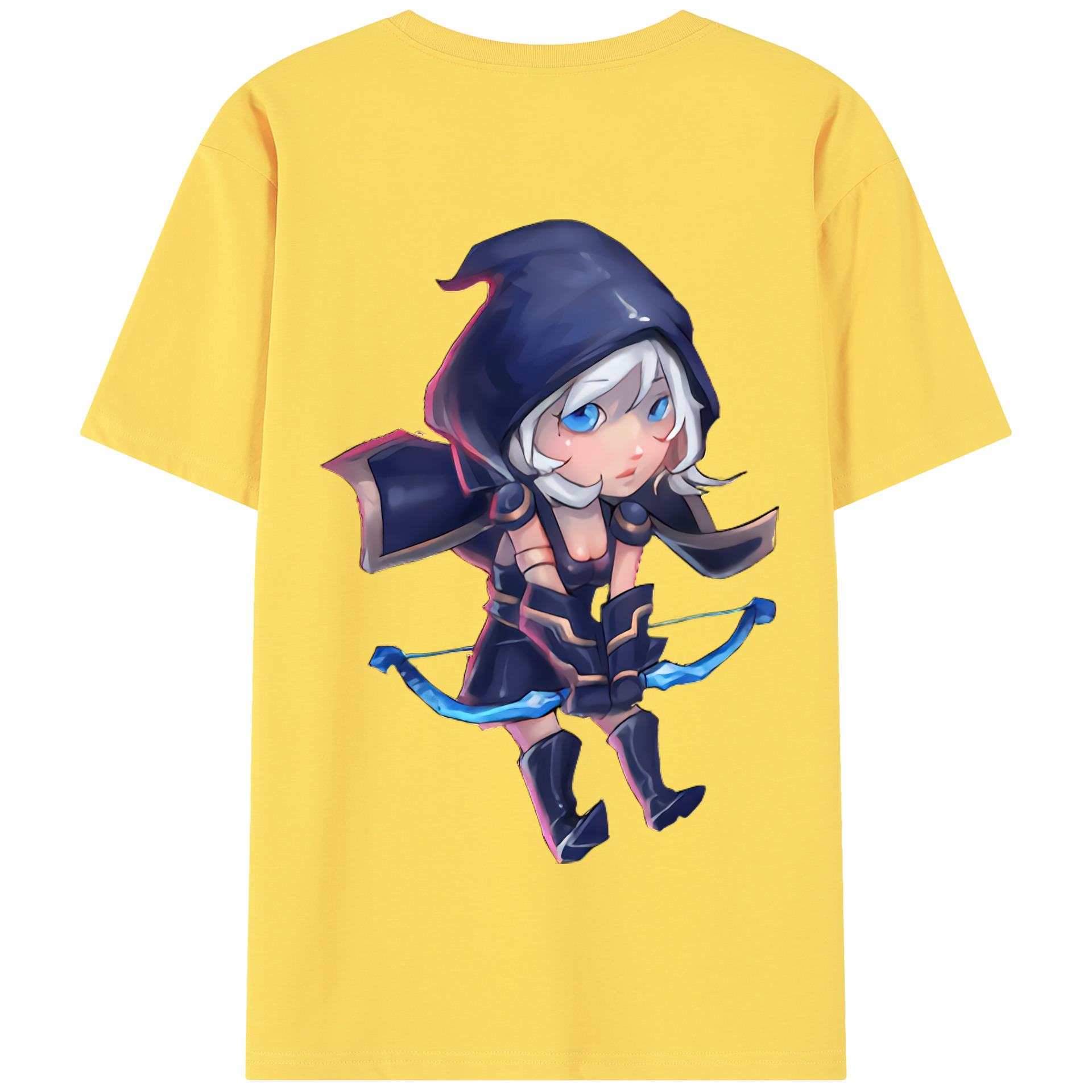 リーグ・オブ・レジェンド League of Legends LOL 綿100％半袖Tシャツ（背面プリント）