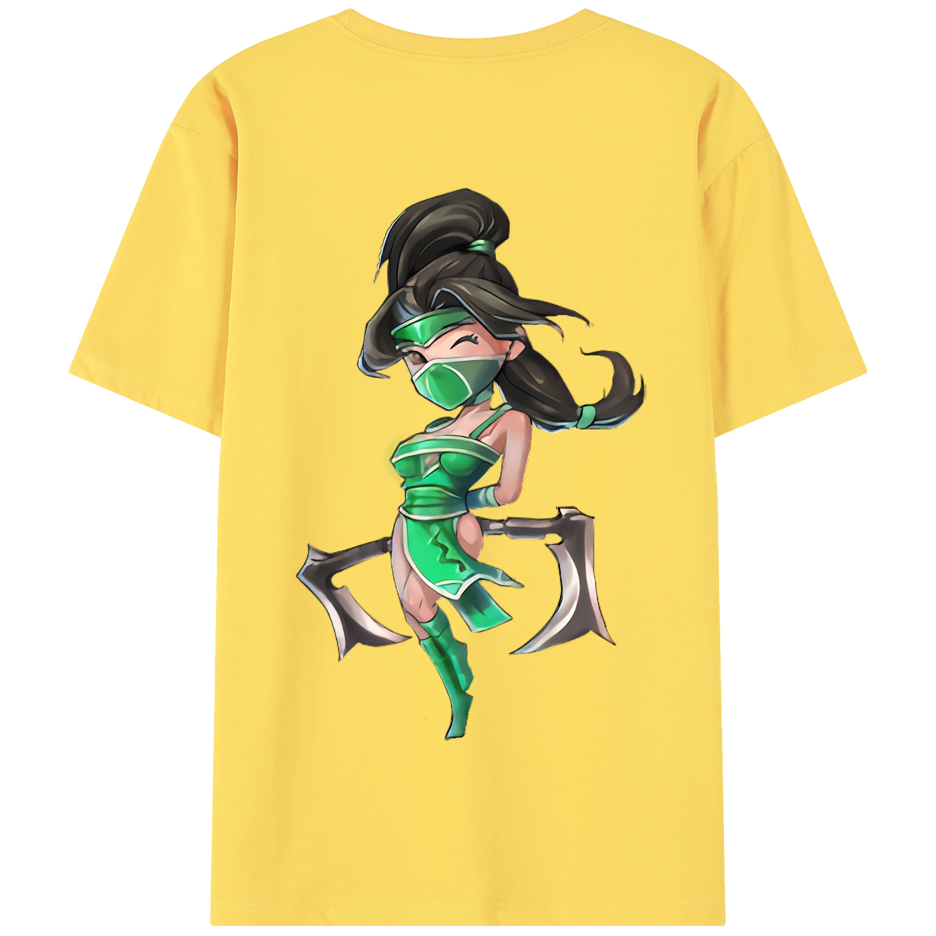 リーグ・オブ・レジェンド League of Legends LOL 綿100％半袖Tシャツ（背面プリント）