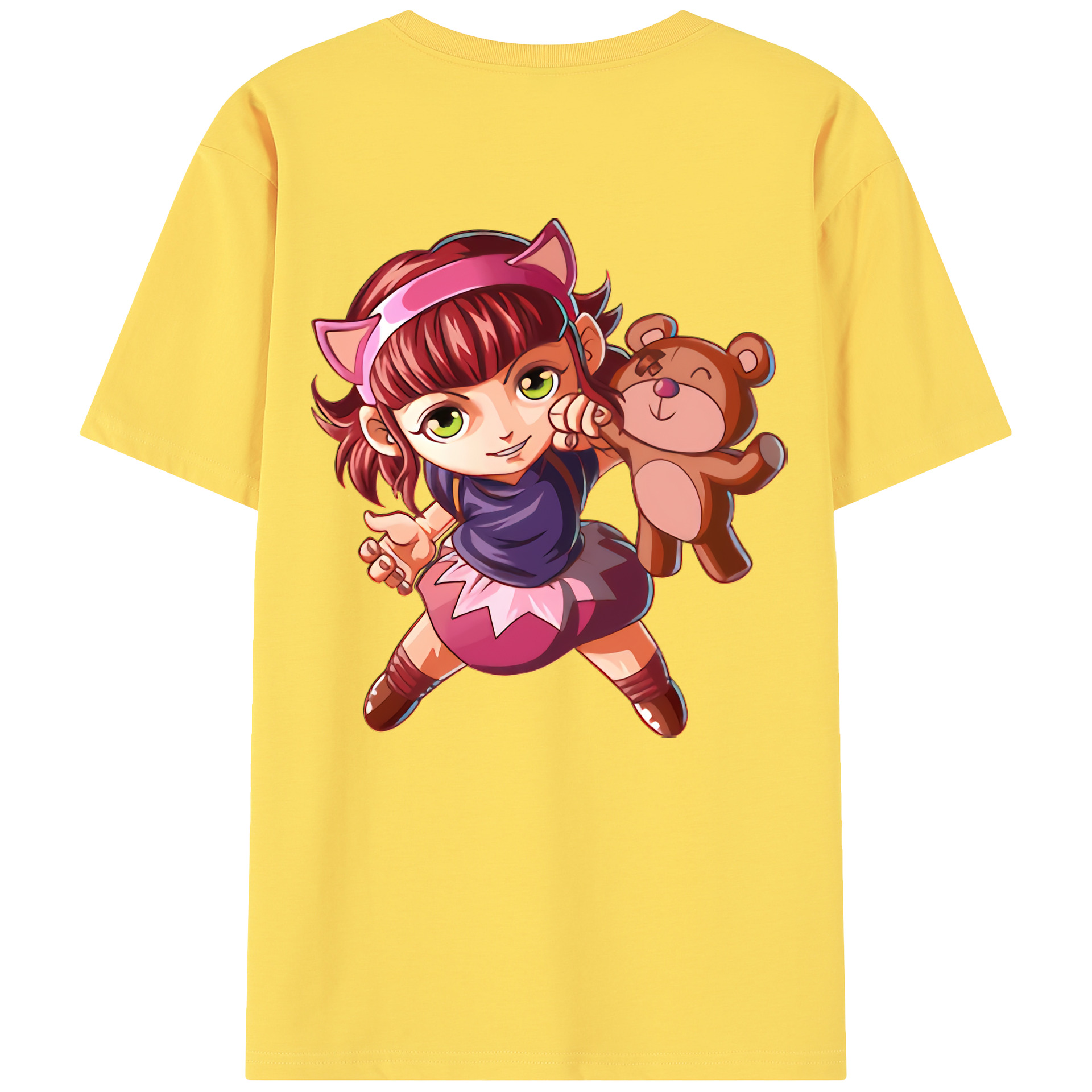 リーグ・オブ・レジェンド League of Legends LOL 綿100％半袖Tシャツ（背面プリント）
