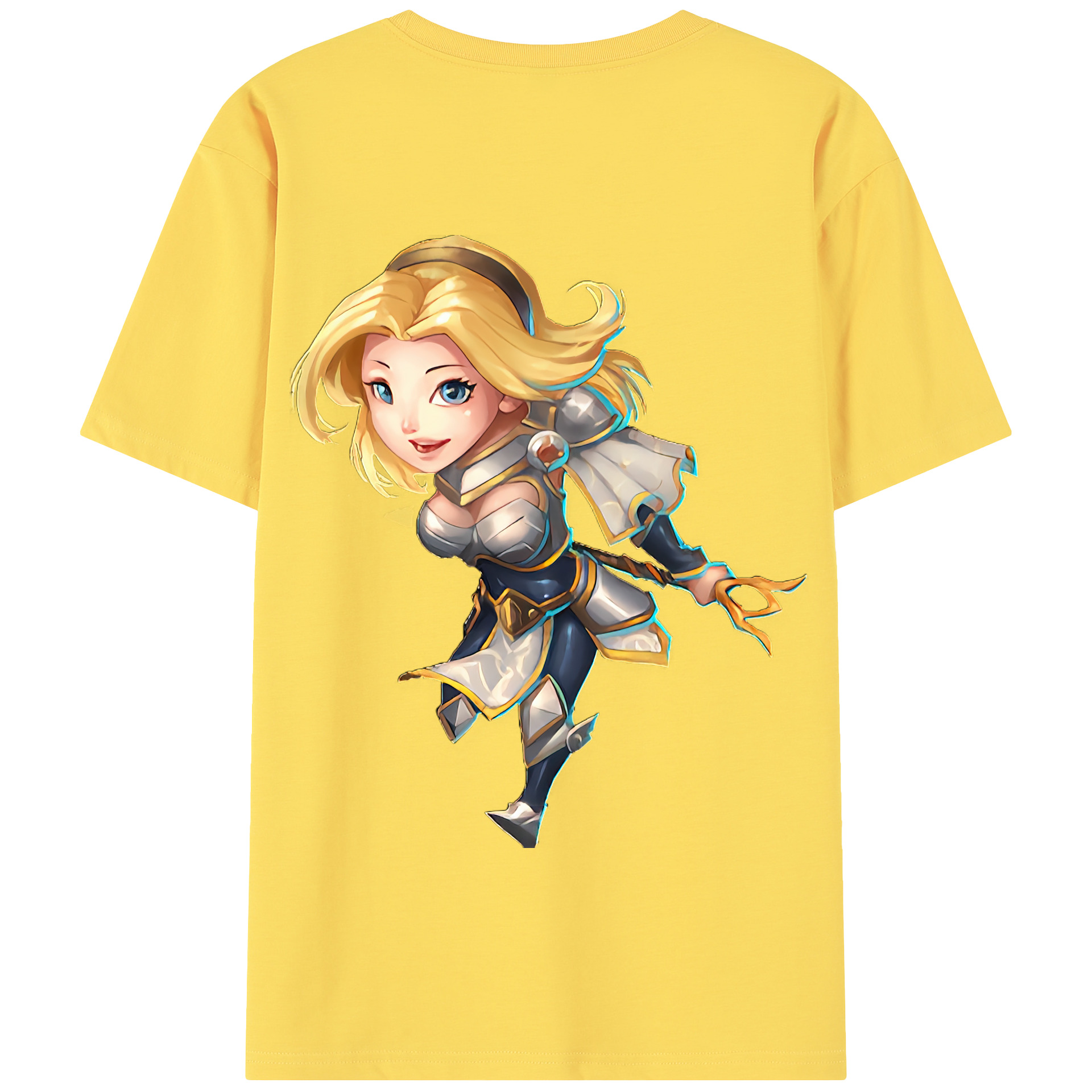リーグ・オブ・レジェンド League of Legends LOL 綿100％半袖Tシャツ（背面プリント）