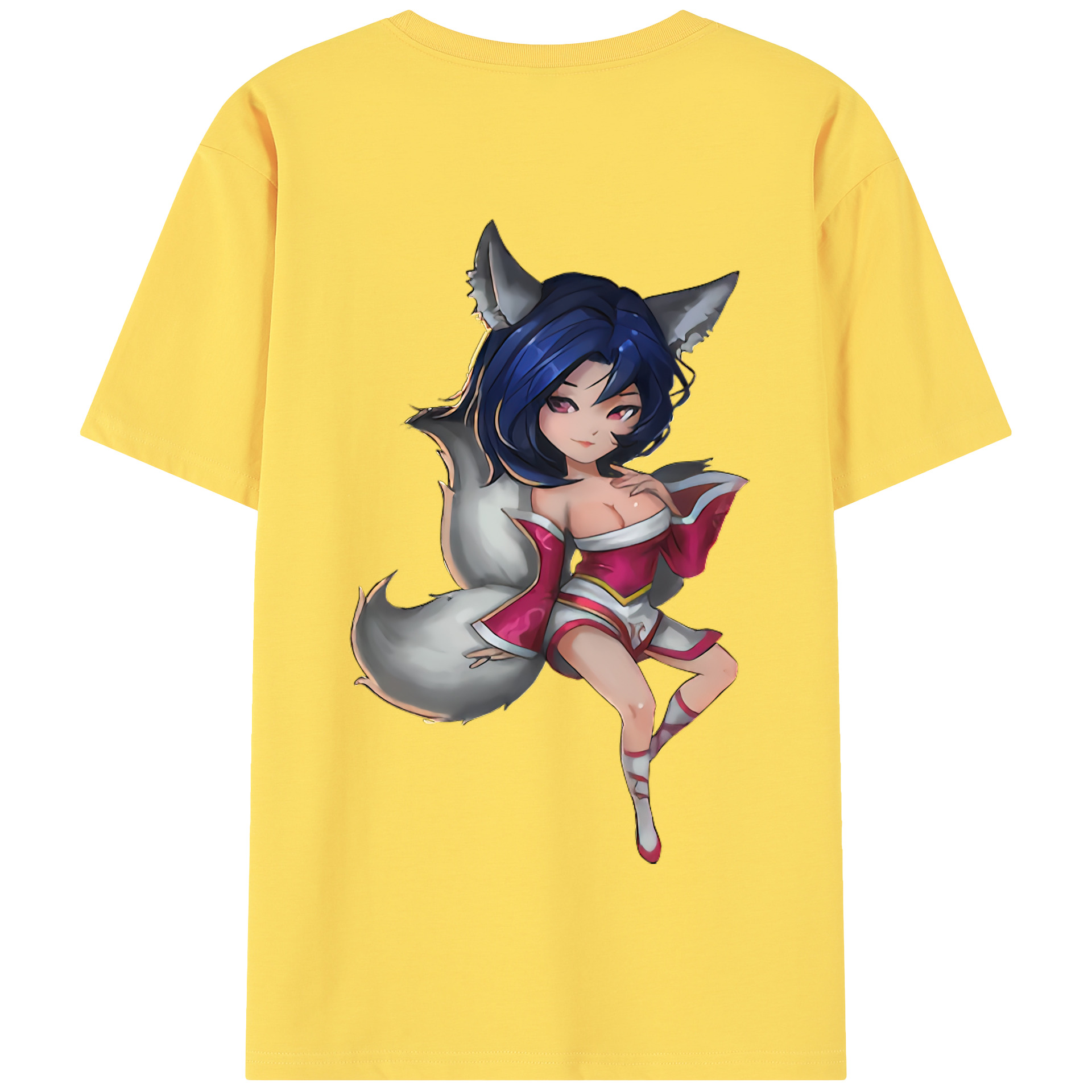 リーグ・オブ・レジェンド League of Legends LOL 綿100％半袖Tシャツ（背面プリント）