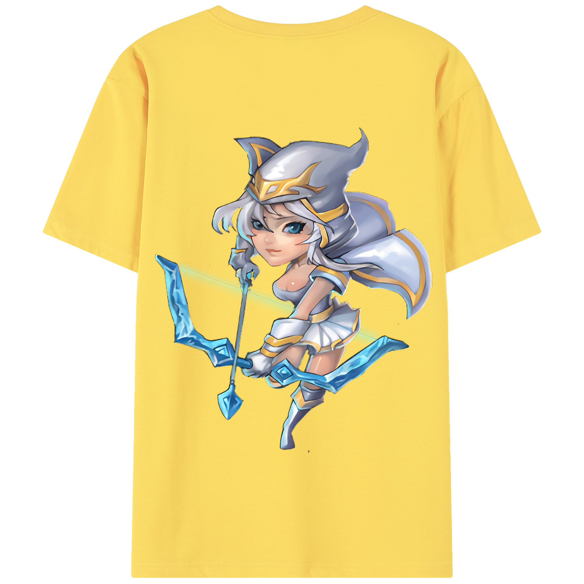 リーグ・オブ・レジェンド League of Legends LOL 綿100％半袖Tシャツ（背面プリント）