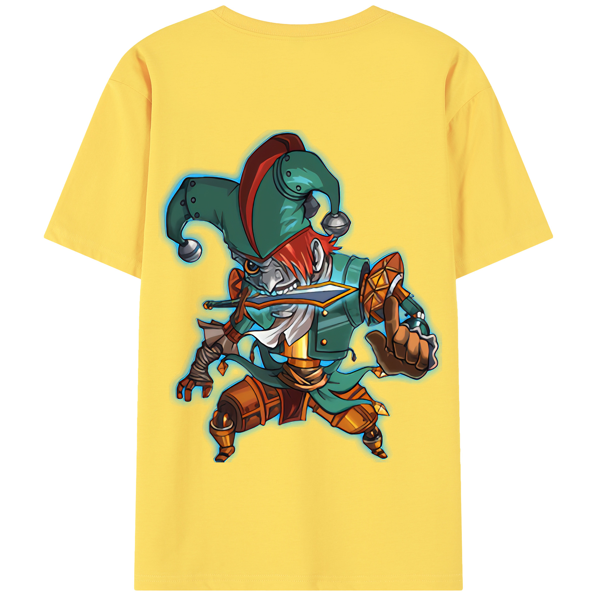 リーグ・オブ・レジェンド League of Legends LOL 綿100％半袖Tシャツ（背面プリント）