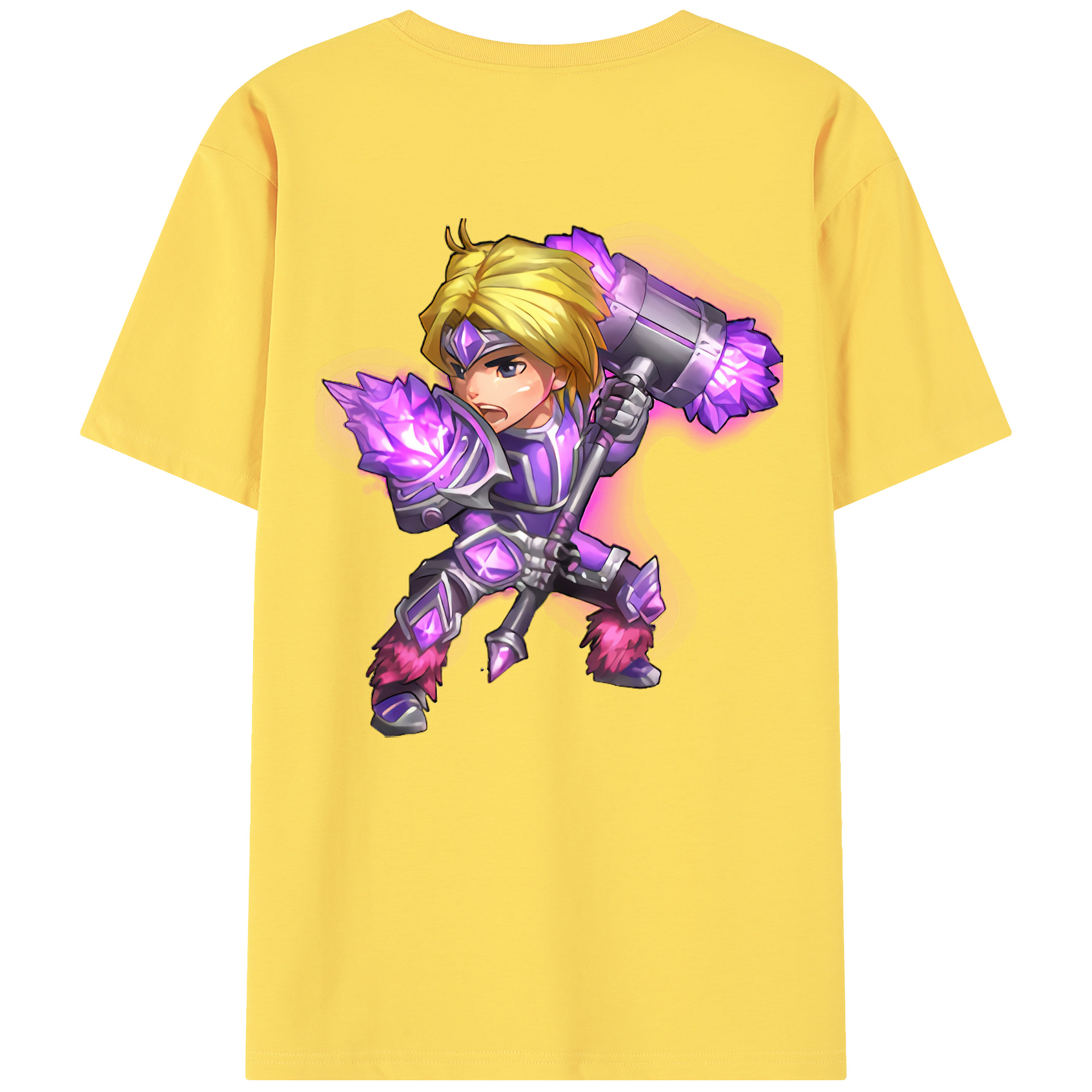 リーグ・オブ・レジェンド League of Legends LOL 綿100％半袖Tシャツ（背面プリント）