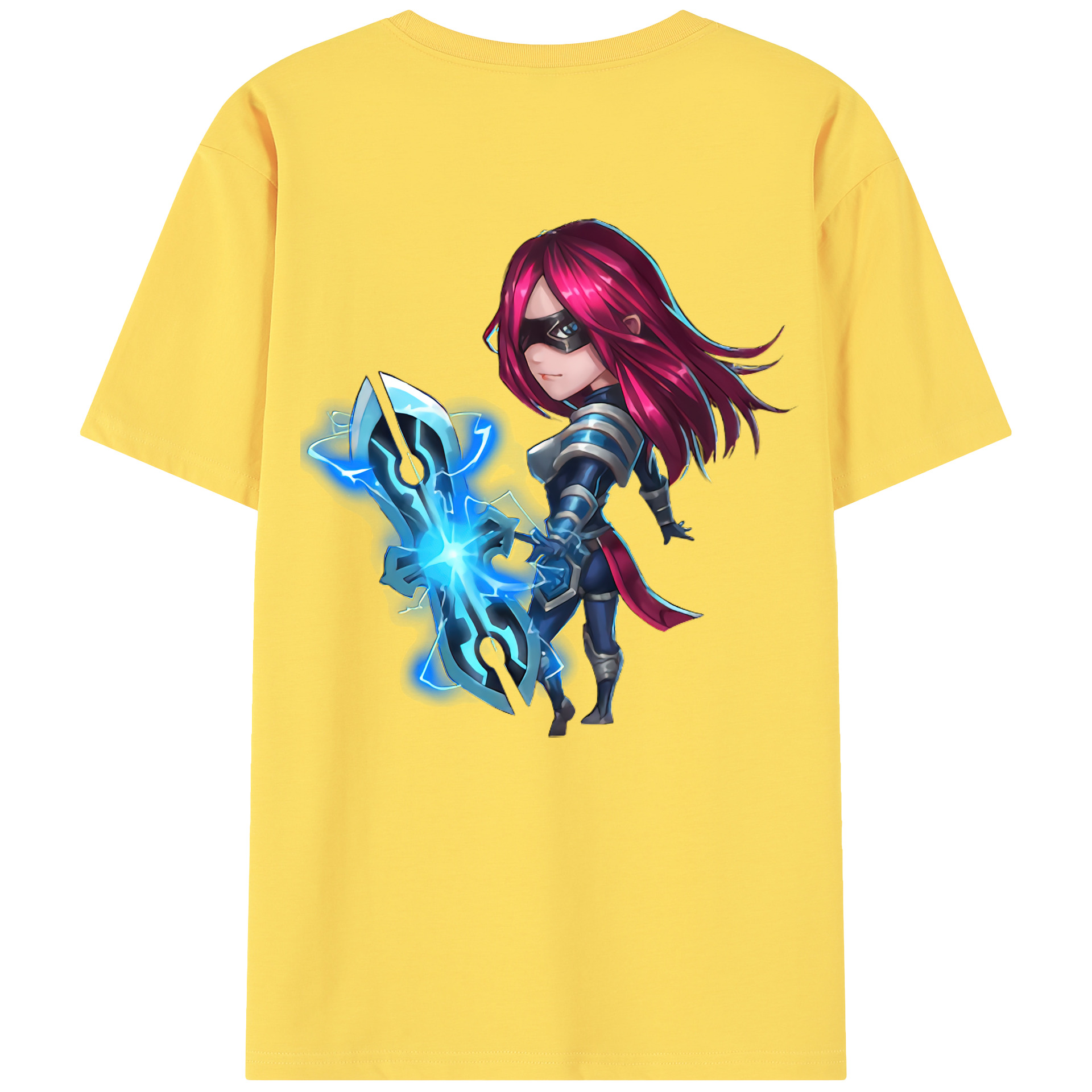 リーグ・オブ・レジェンド League of Legends LOL 綿100％半袖Tシャツ（背面プリント）