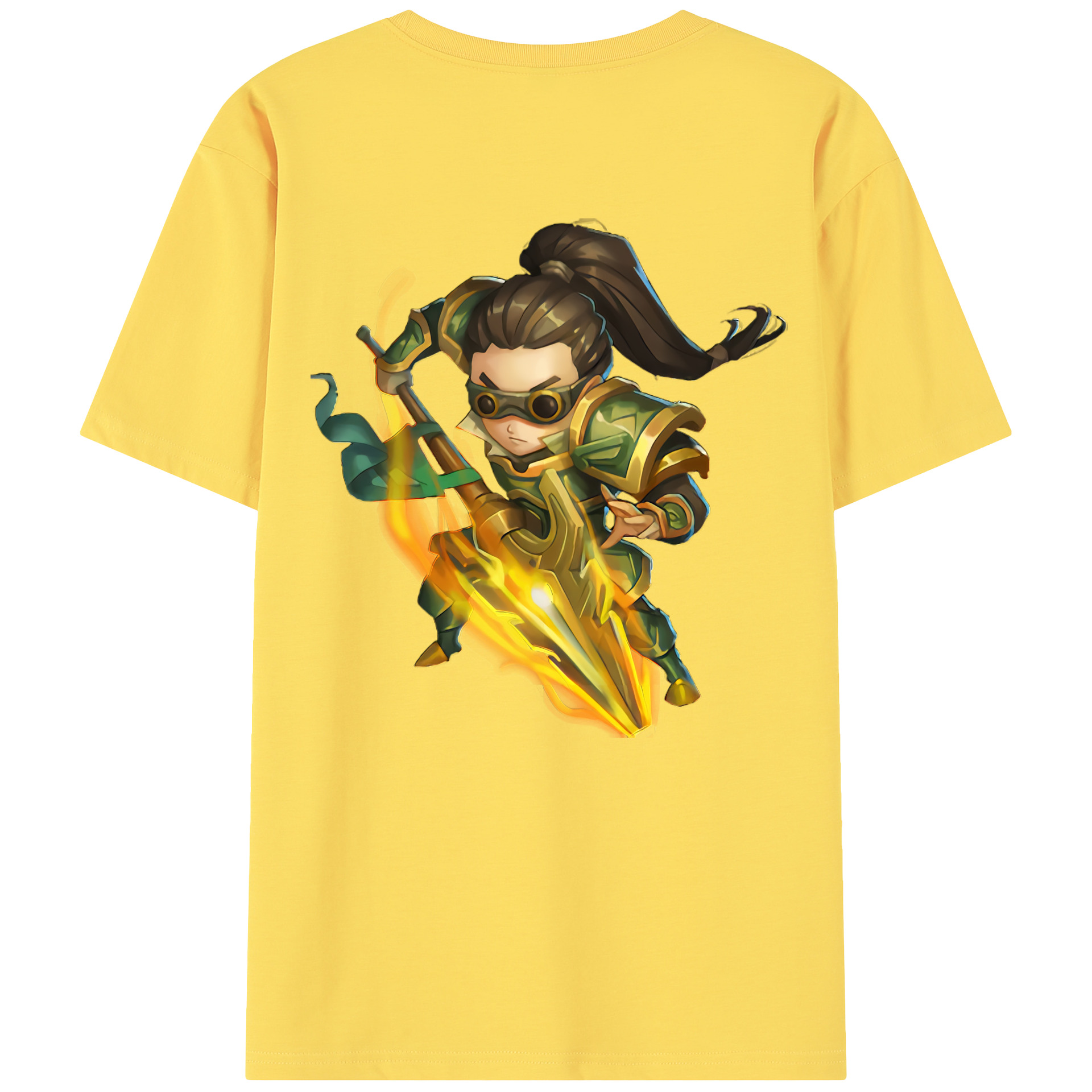 リーグ・オブ・レジェンド League of Legends LOL 綿100％半袖Tシャツ（背面プリント）