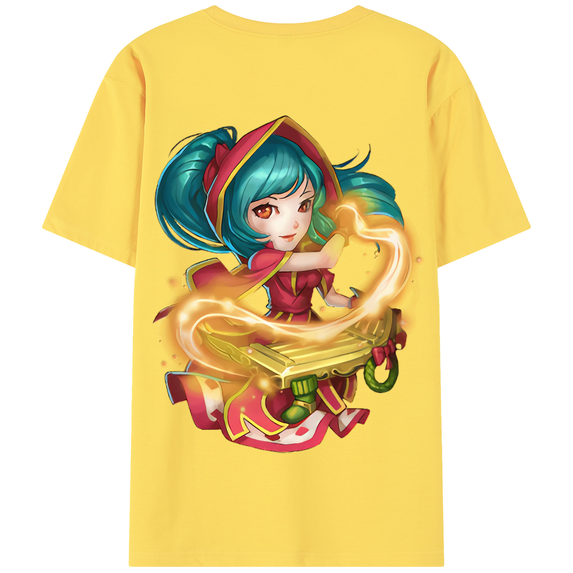 リーグ・オブ・レジェンド League of Legends LOL 綿100％半袖Tシャツ（背面プリント）