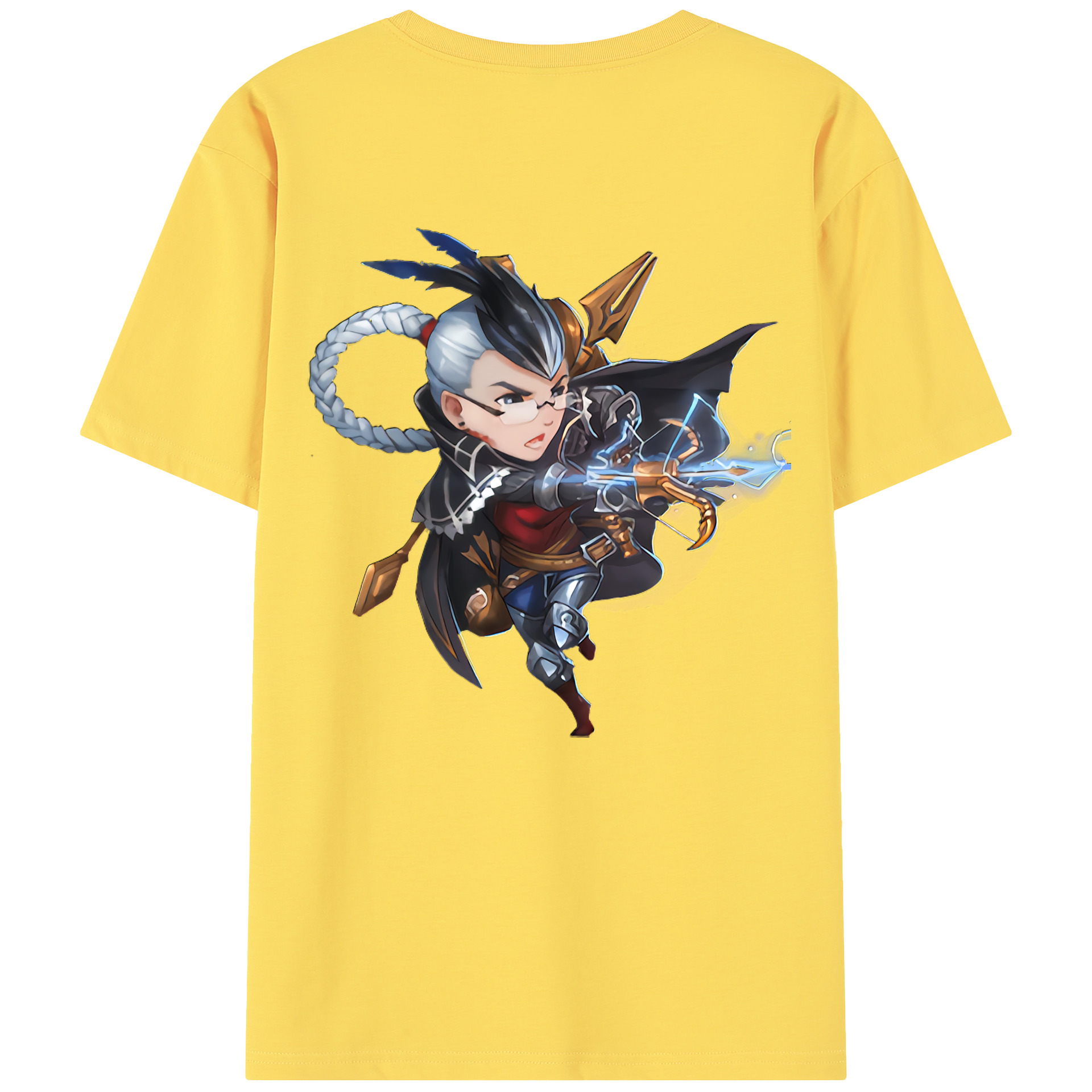 リーグ・オブ・レジェンド League of Legends LOL 綿100％半袖Tシャツ（背面プリント）