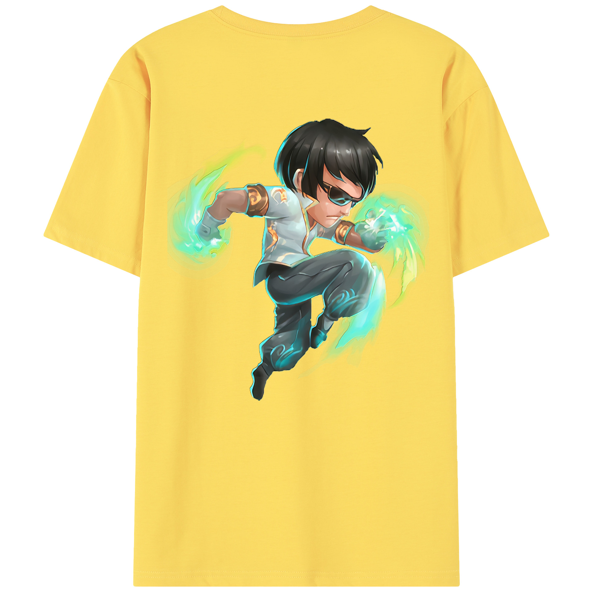 リーグ・オブ・レジェンド League of Legends LOL 綿100％半袖Tシャツ（背面プリント）