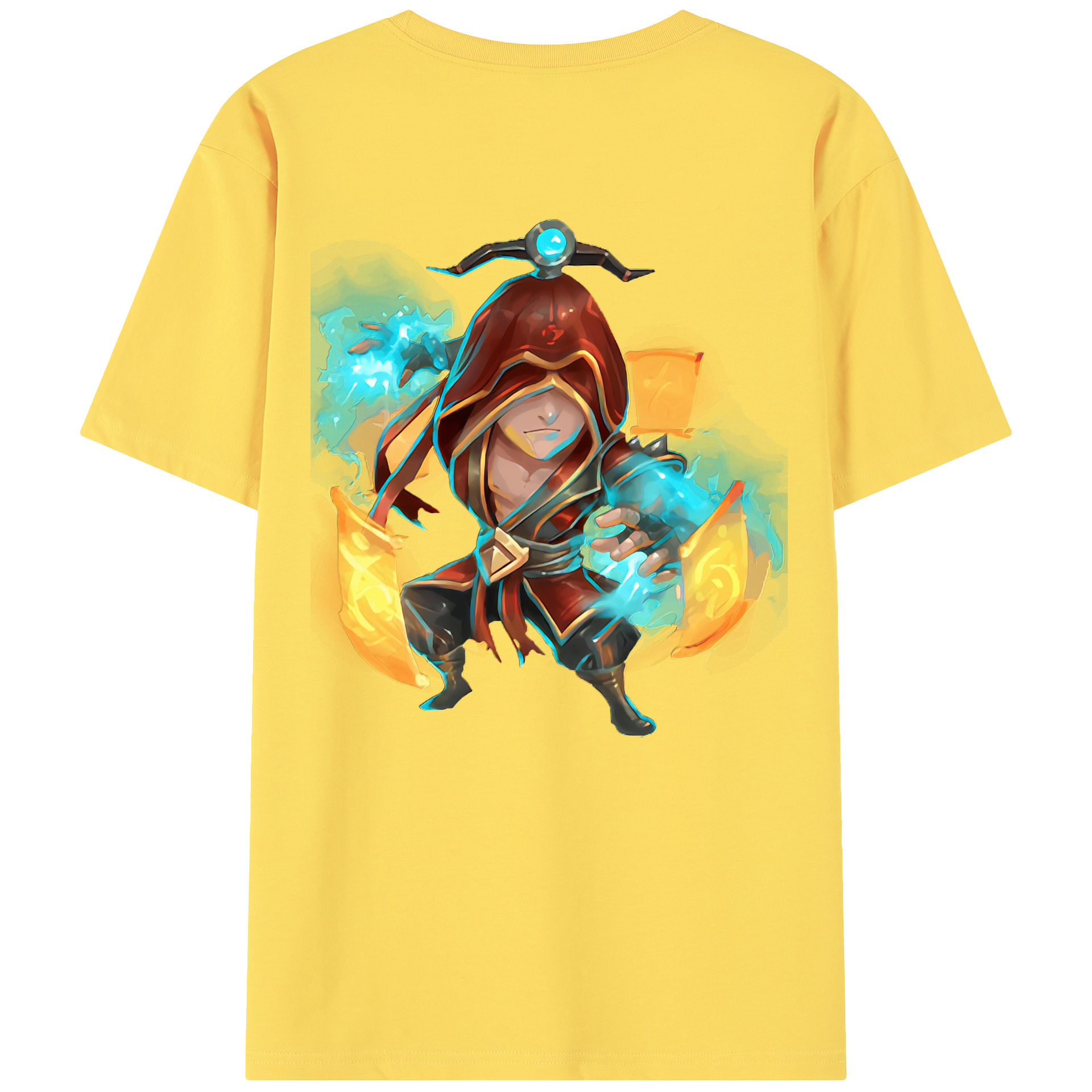 リーグ・オブ・レジェンド League of Legends LOL 綿100％半袖Tシャツ（背面プリント）