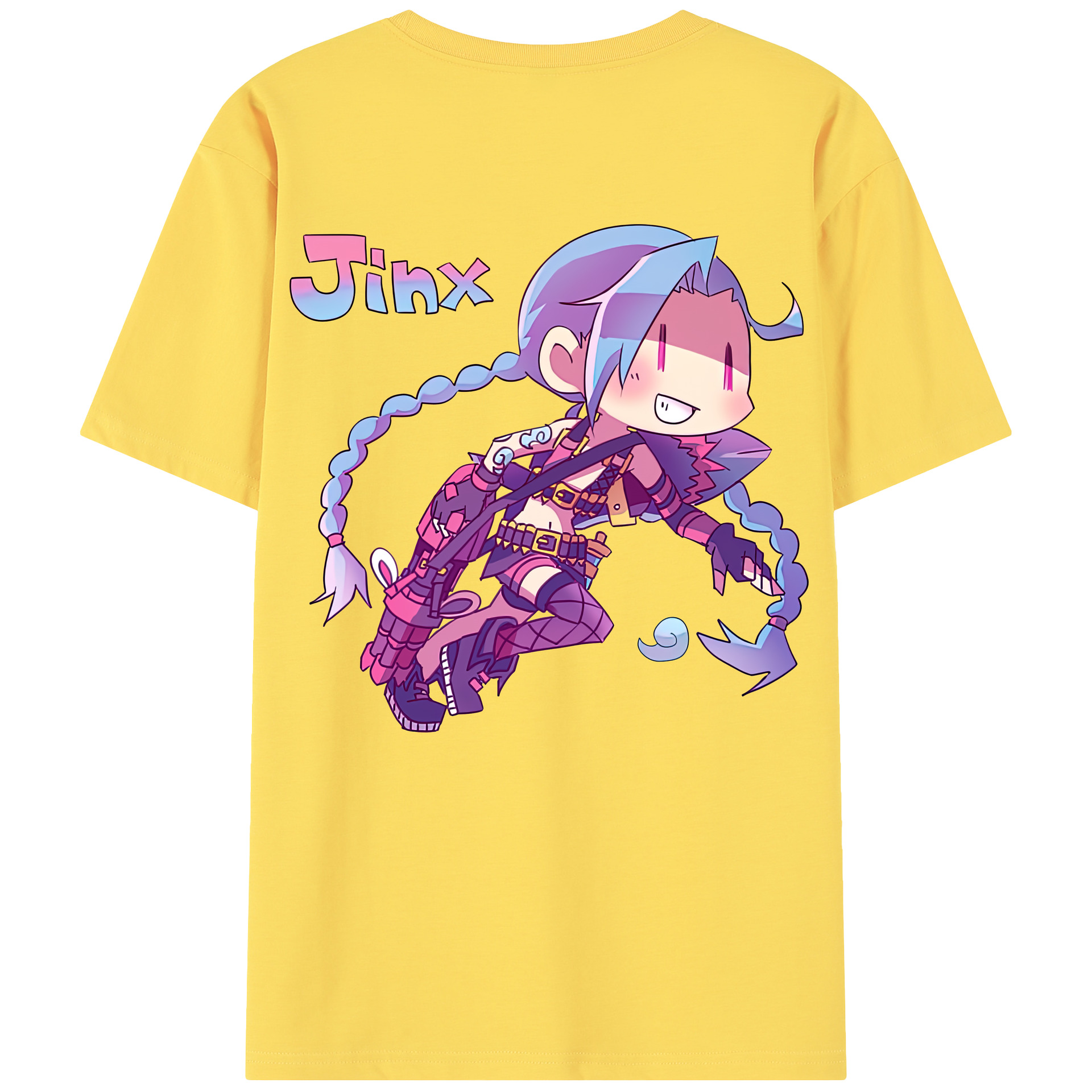 リーグ・オブ・レジェンド League of Legends LOL 綿100％半袖Tシャツ（背面プリント）