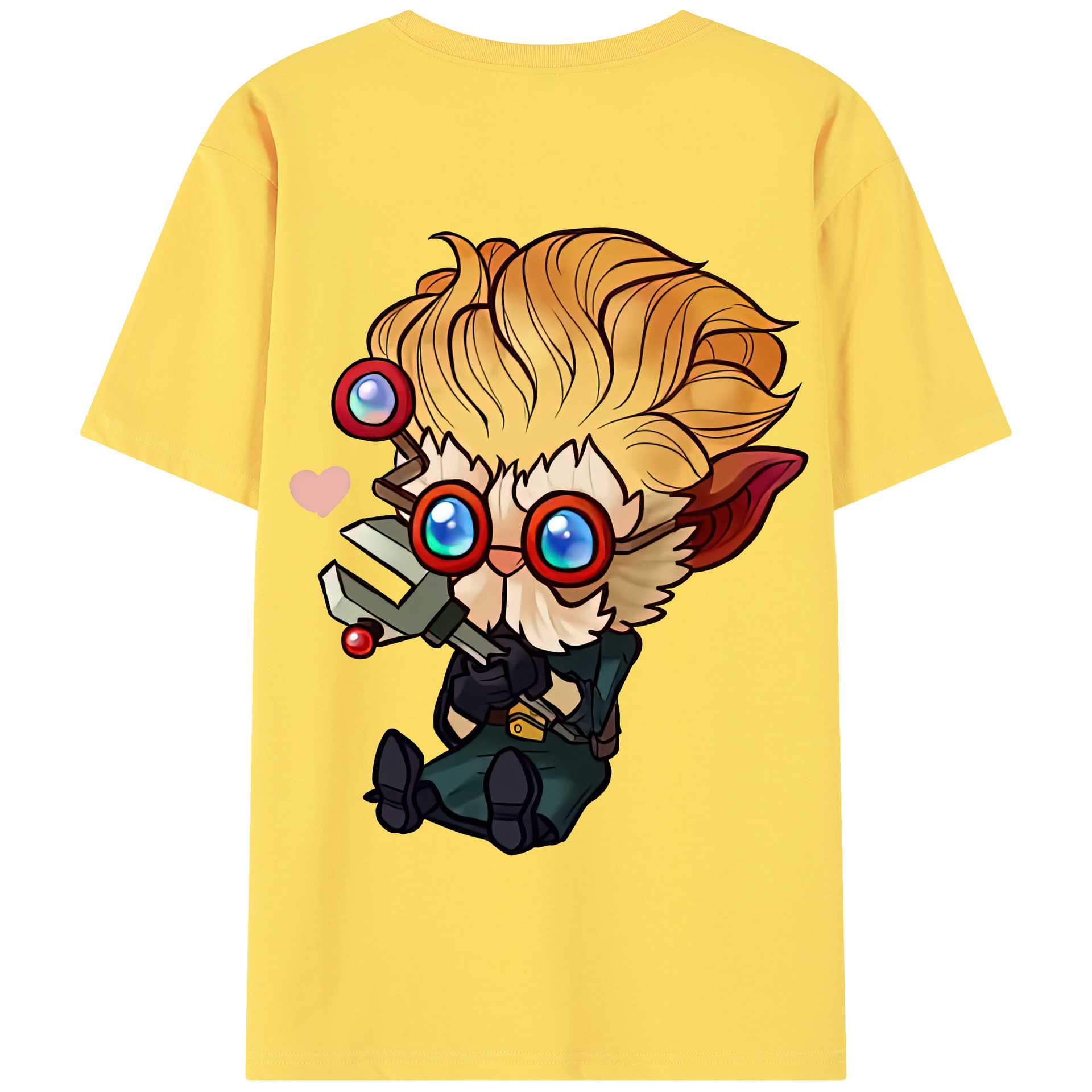 リーグ・オブ・レジェンド League of Legends LOL 綿100％半袖Tシャツ（背面プリント）