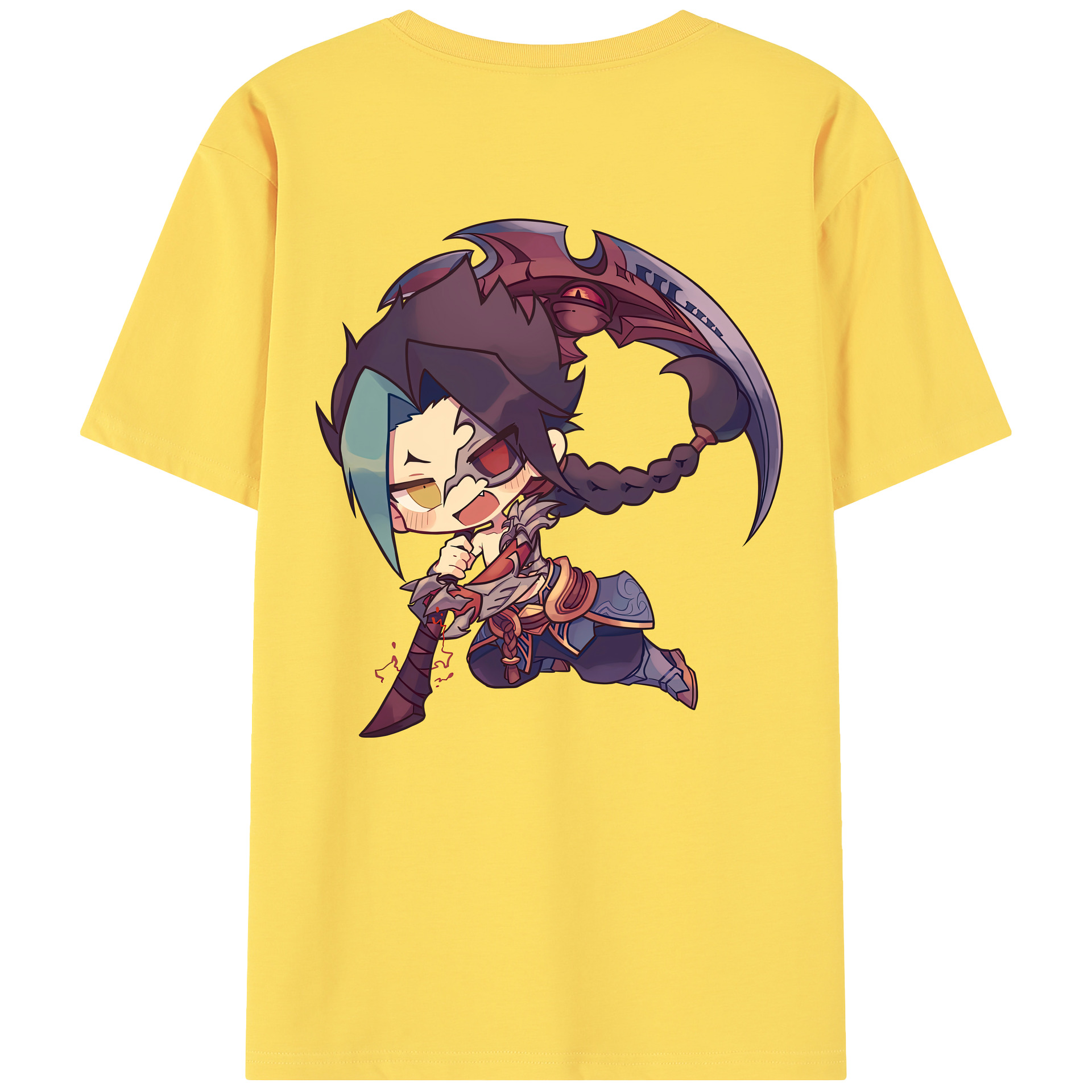 リーグ・オブ・レジェンド League of Legends LOL 綿100％半袖Tシャツ（背面プリント）