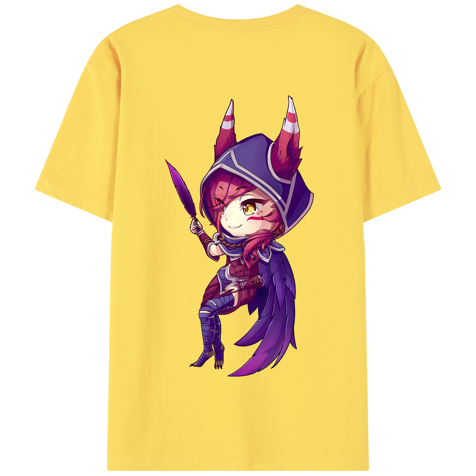リーグ・オブ・レジェンド League of Legends LOL 綿100％半袖Tシャツ（背面プリント）
