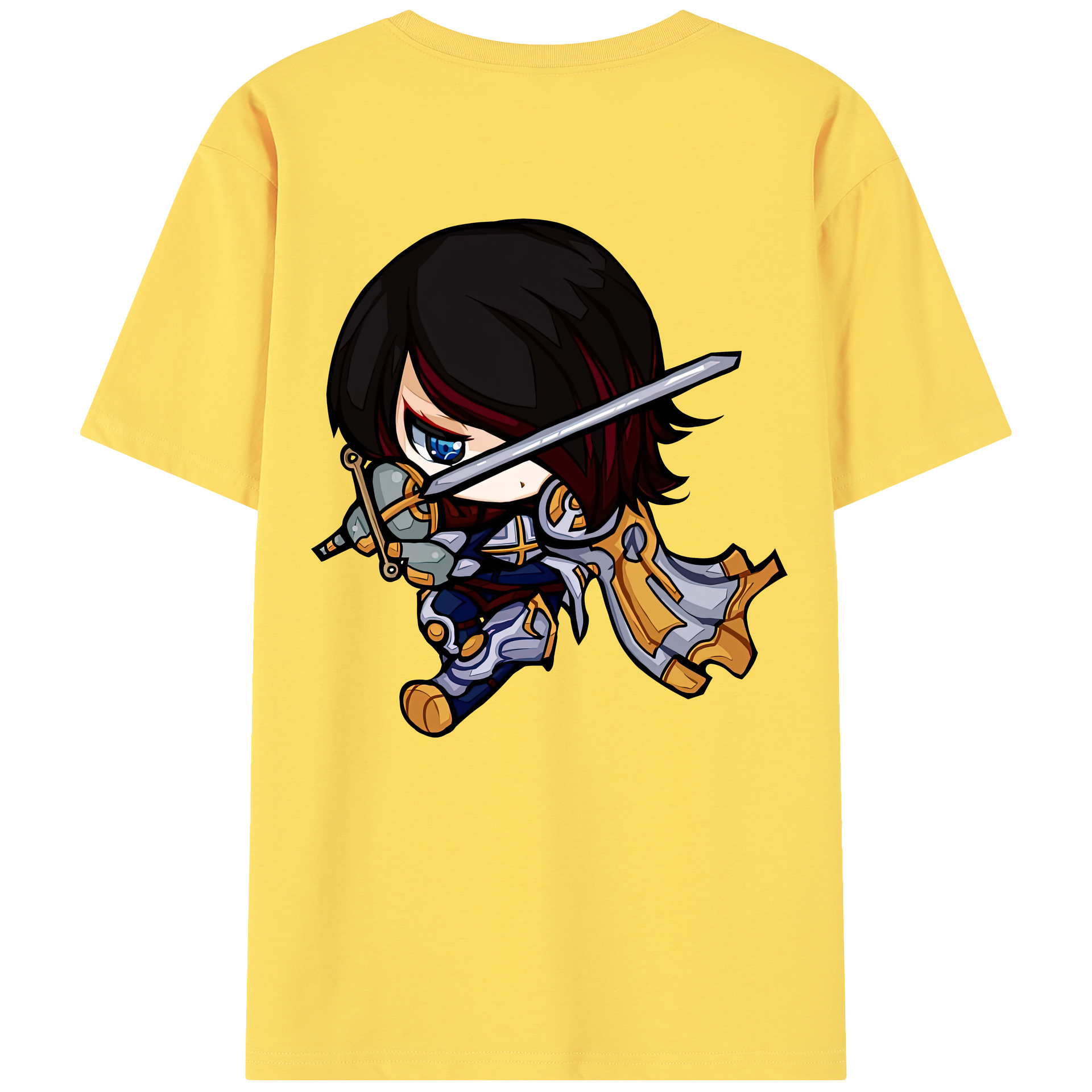 リーグ・オブ・レジェンド League of Legends LOL 綿100％半袖Tシャツ（背面プリント）
