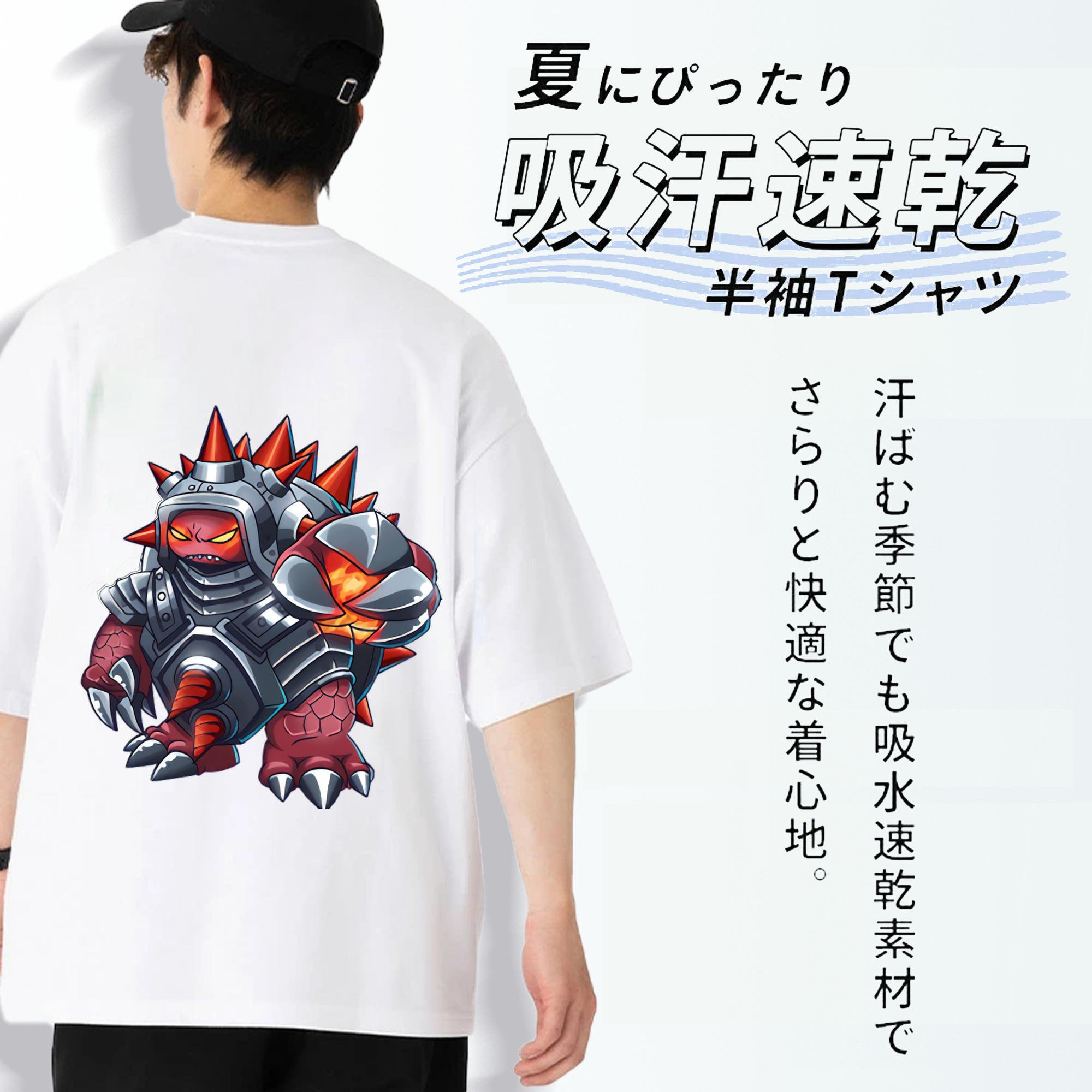 リーグ・オブ・レジェンド League of Legends LOL 綿100％半袖Tシャツ（背面プリント）