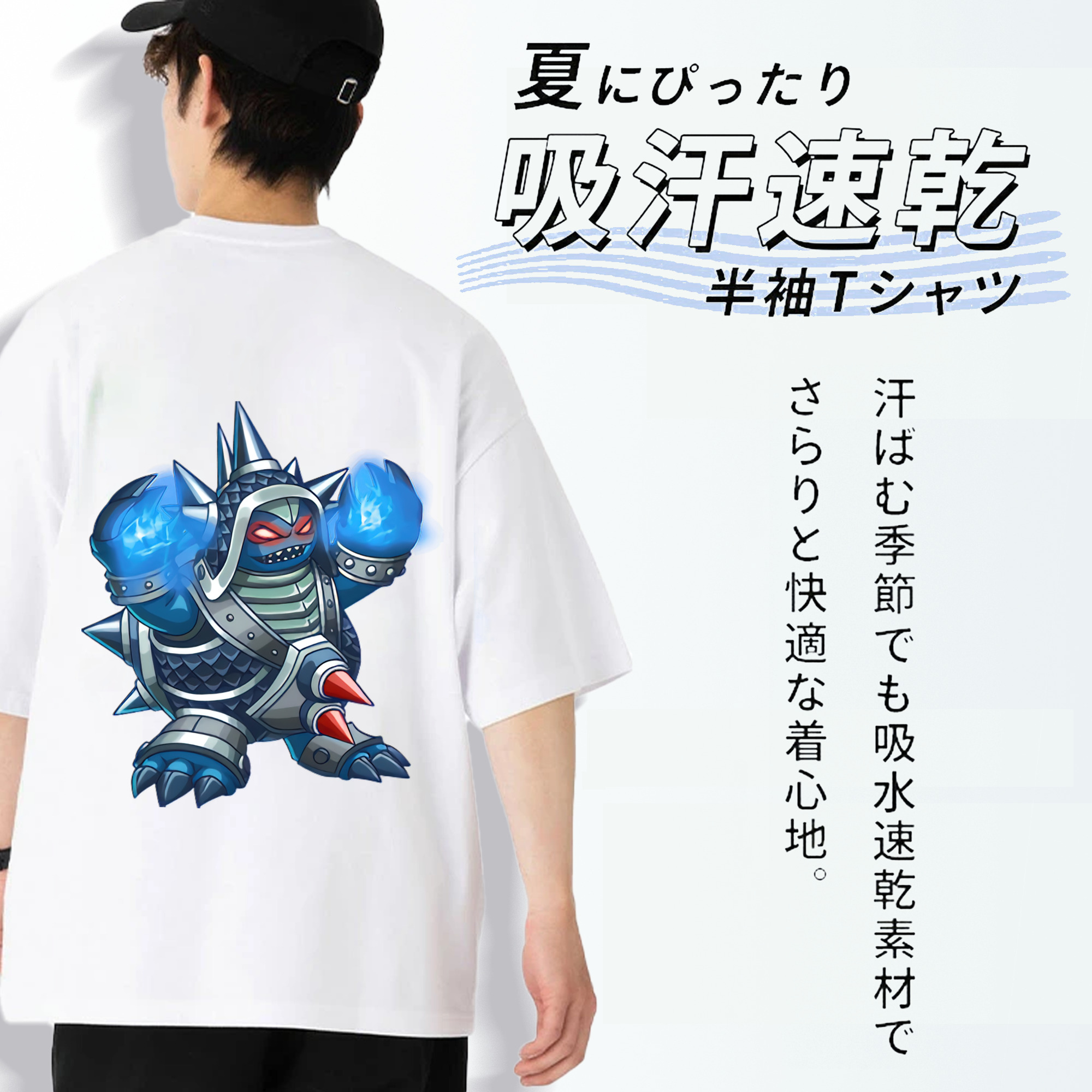 リーグ・オブ・レジェンド League of Legends LOL 綿100％半袖Tシャツ（背面プリント）