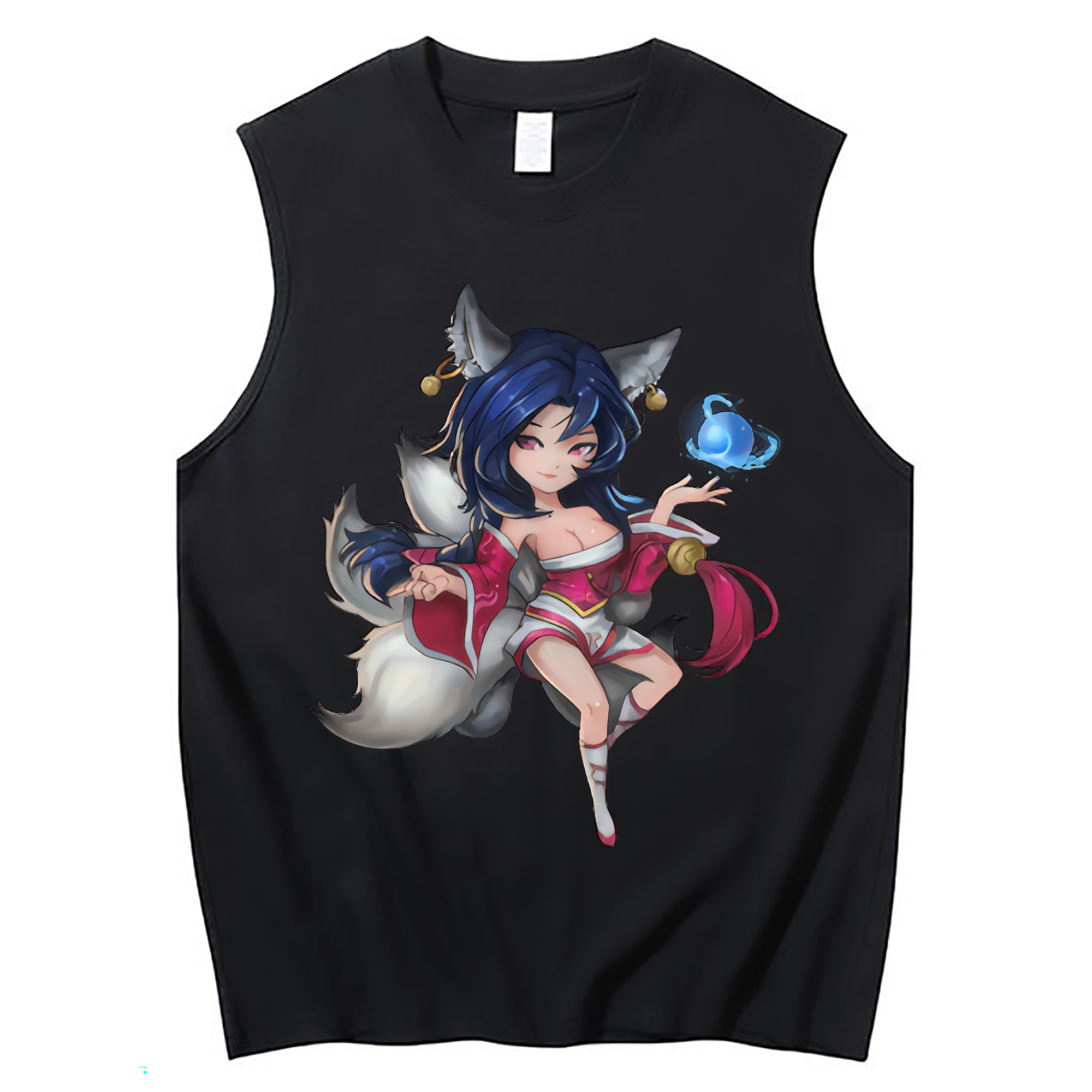 （画像用） リーグ・オブ・レジェンド League of Legends LOL コットン100％タンクトップ（フロントプリント）