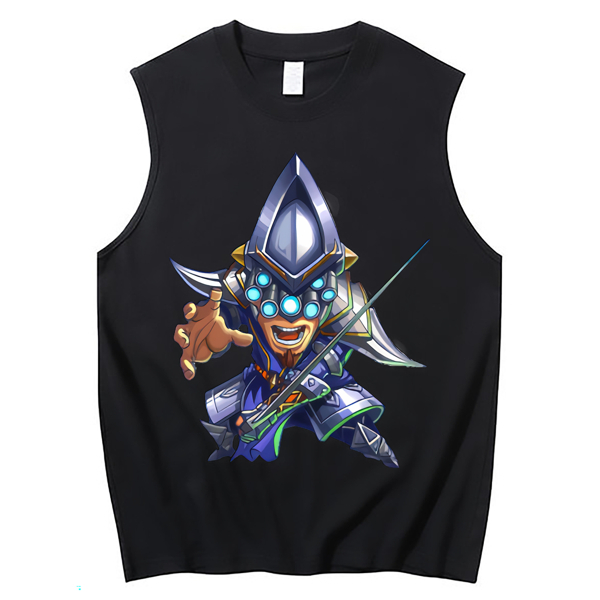 （画像用） リーグ・オブ・レジェンド League of Legends LOL コットン100％タンクトップ（フロントプリント）