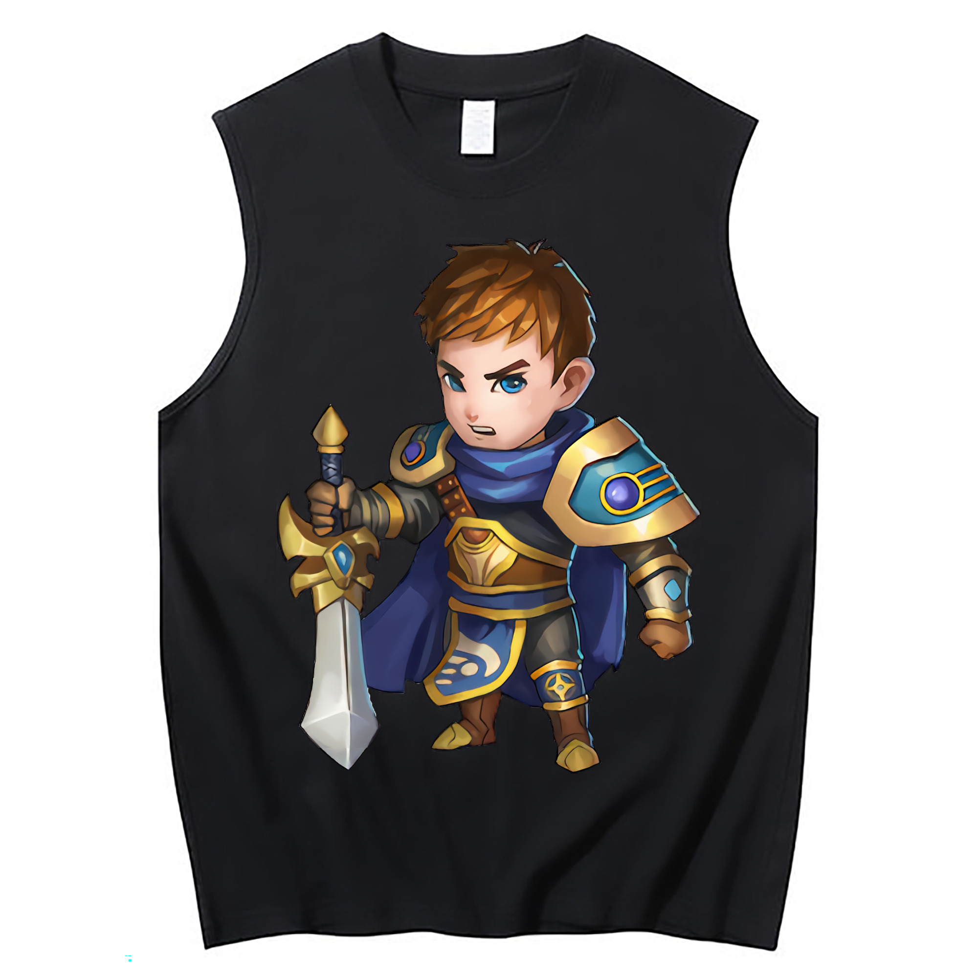 （画像用） リーグ・オブ・レジェンド League of Legends LOL コットン100％タンクトップ（フロントプリント）