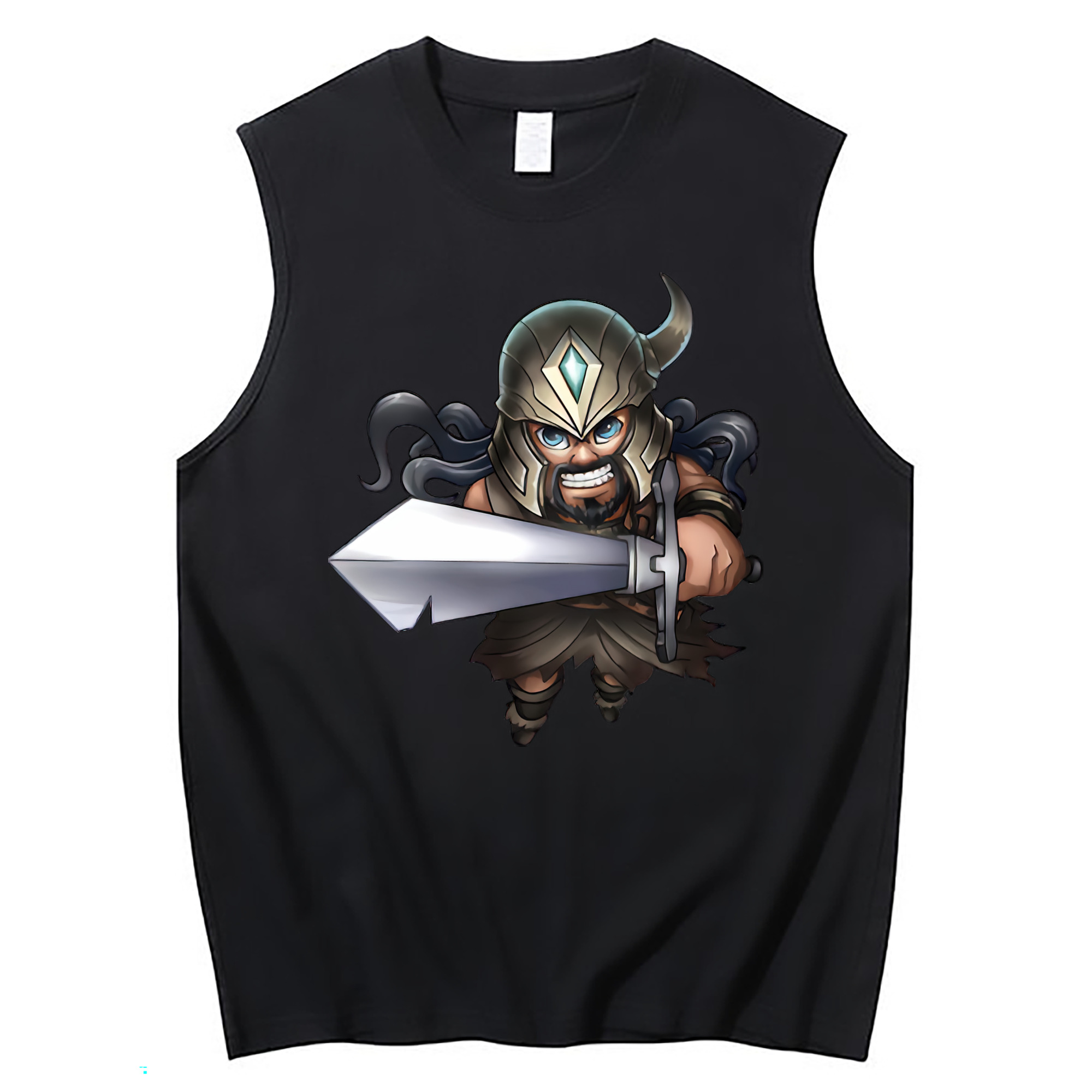 （画像用） リーグ・オブ・レジェンド League of Legends LOL コットン100％タンクトップ（フロントプリント）