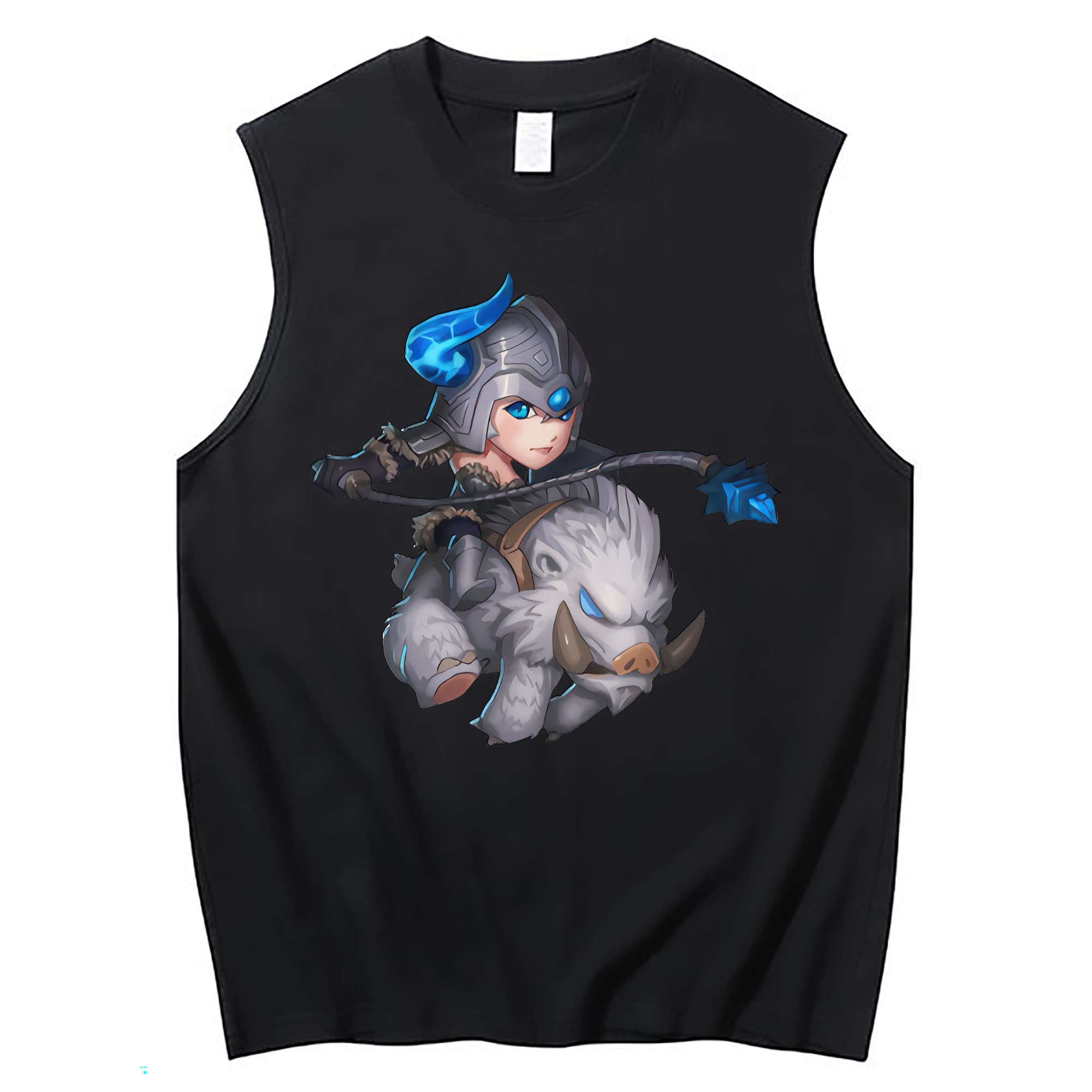 （画像用） リーグ・オブ・レジェンド League of Legends LOL コットン100％タンクトップ（フロントプリント）