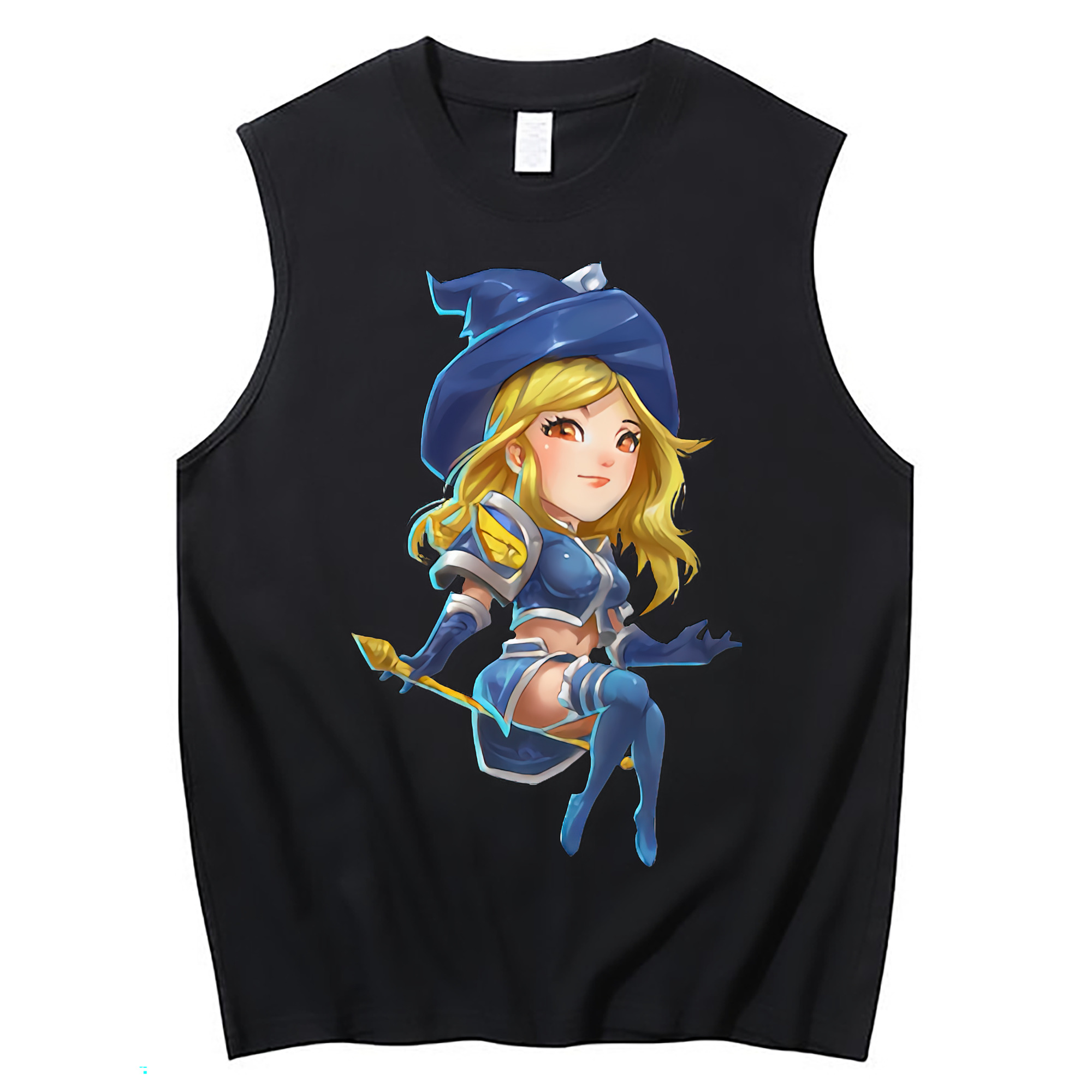 （画像用） リーグ・オブ・レジェンド League of Legends LOL コットン100％タンクトップ（フロントプリント）