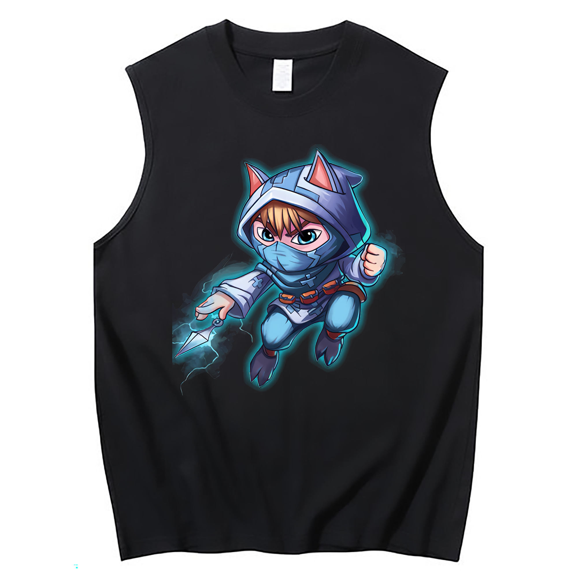 （画像用） リーグ・オブ・レジェンド League of Legends LOL コットン100％タンクトップ（フロントプリント）