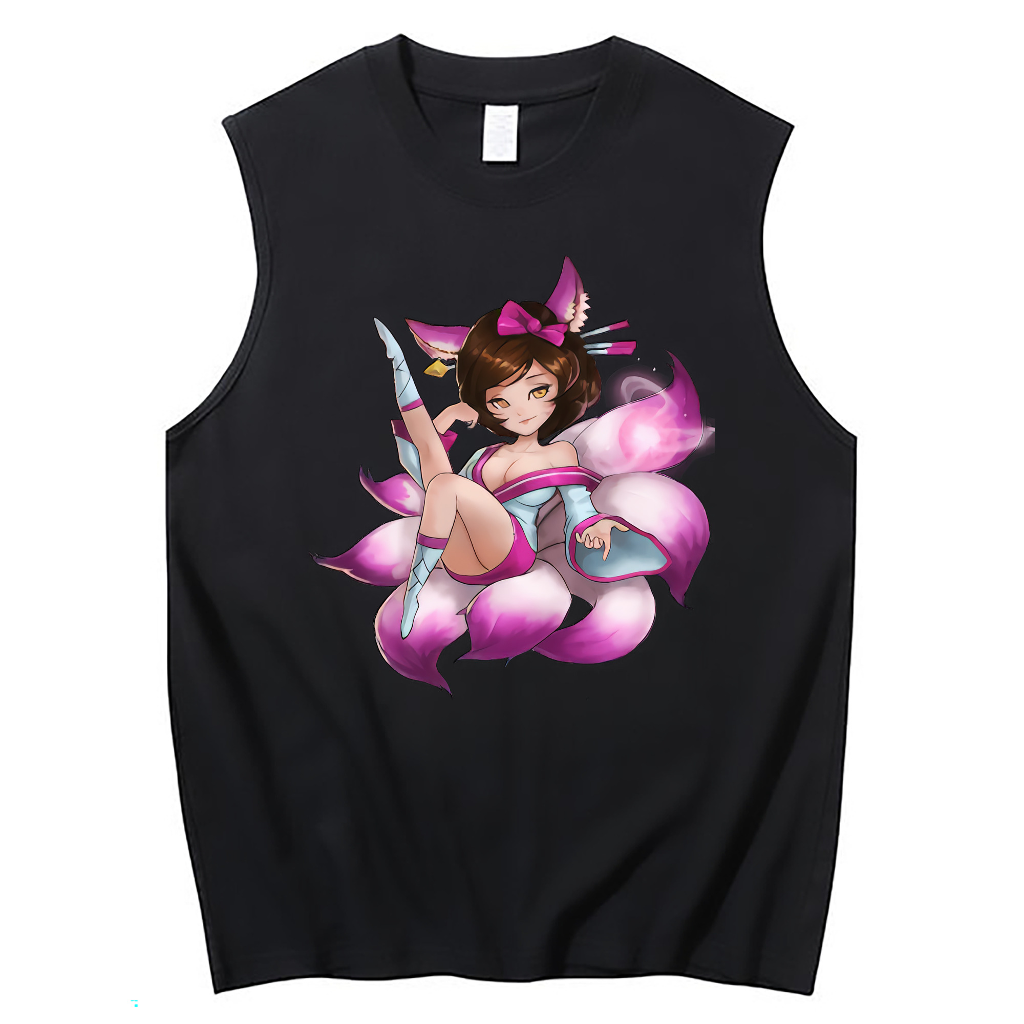 （画像用） リーグ・オブ・レジェンド League of Legends LOL コットン100％タンクトップ（フロントプリント）