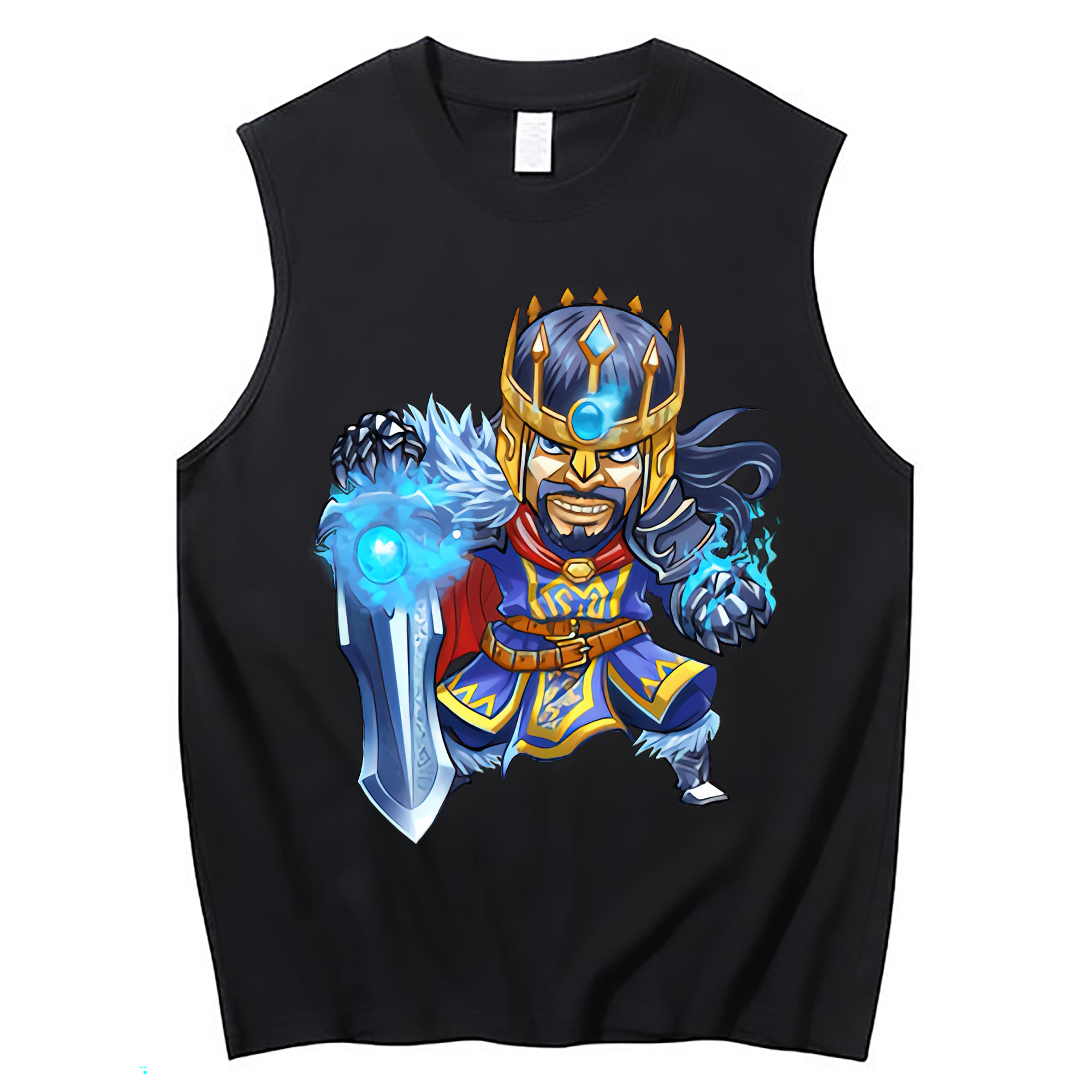 （画像用） リーグ・オブ・レジェンド League of Legends LOL コットン100％タンクトップ（フロントプリント）
